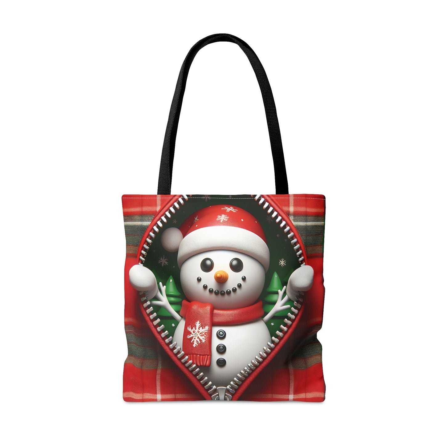 Tote Bag, Christmas, Snowman, Personalised/Non-Personalised Tote bag