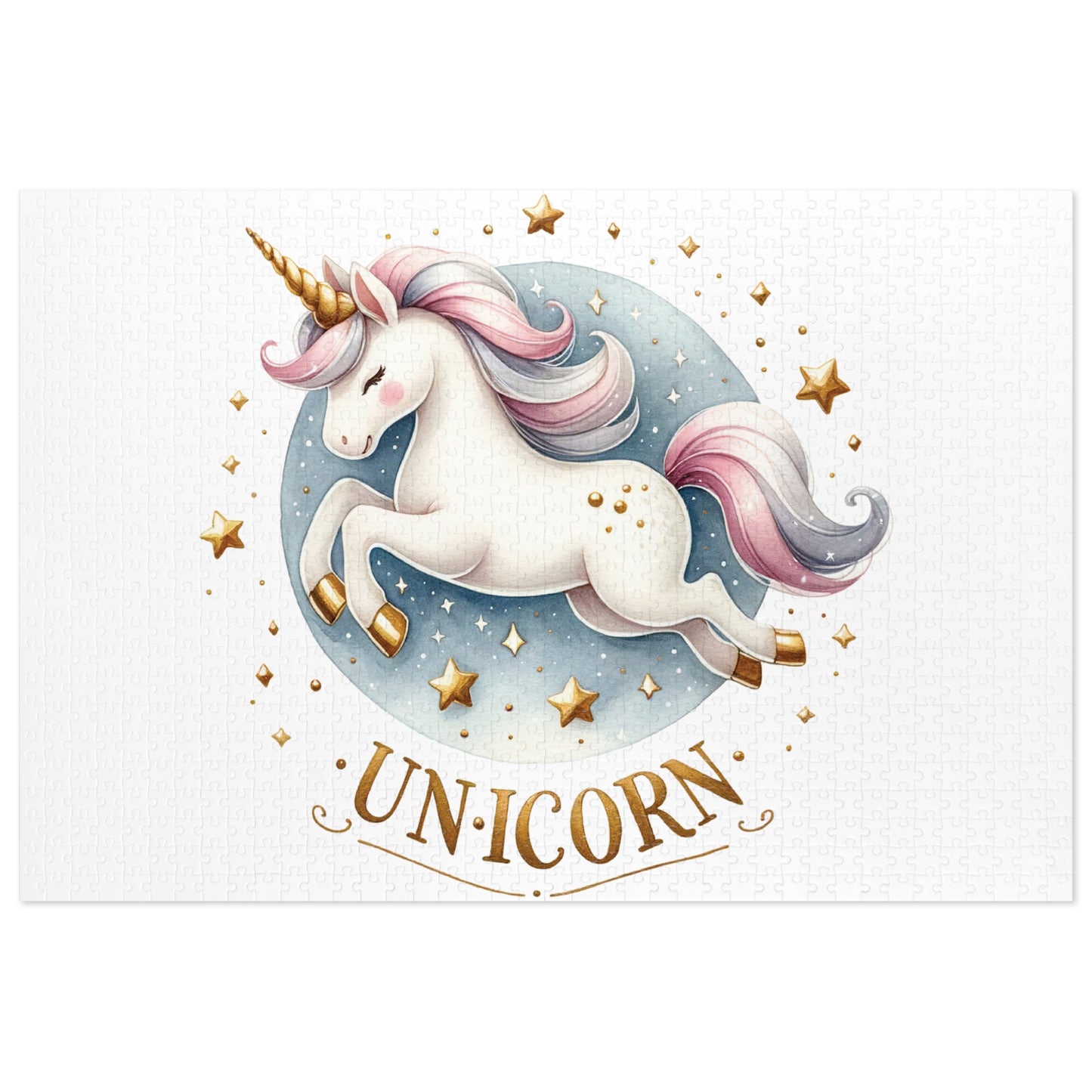 Jigsaw Puzzle, Unicorn, Personalised/Non-Personalised (30, 110, 252, 500,1000-Piece)