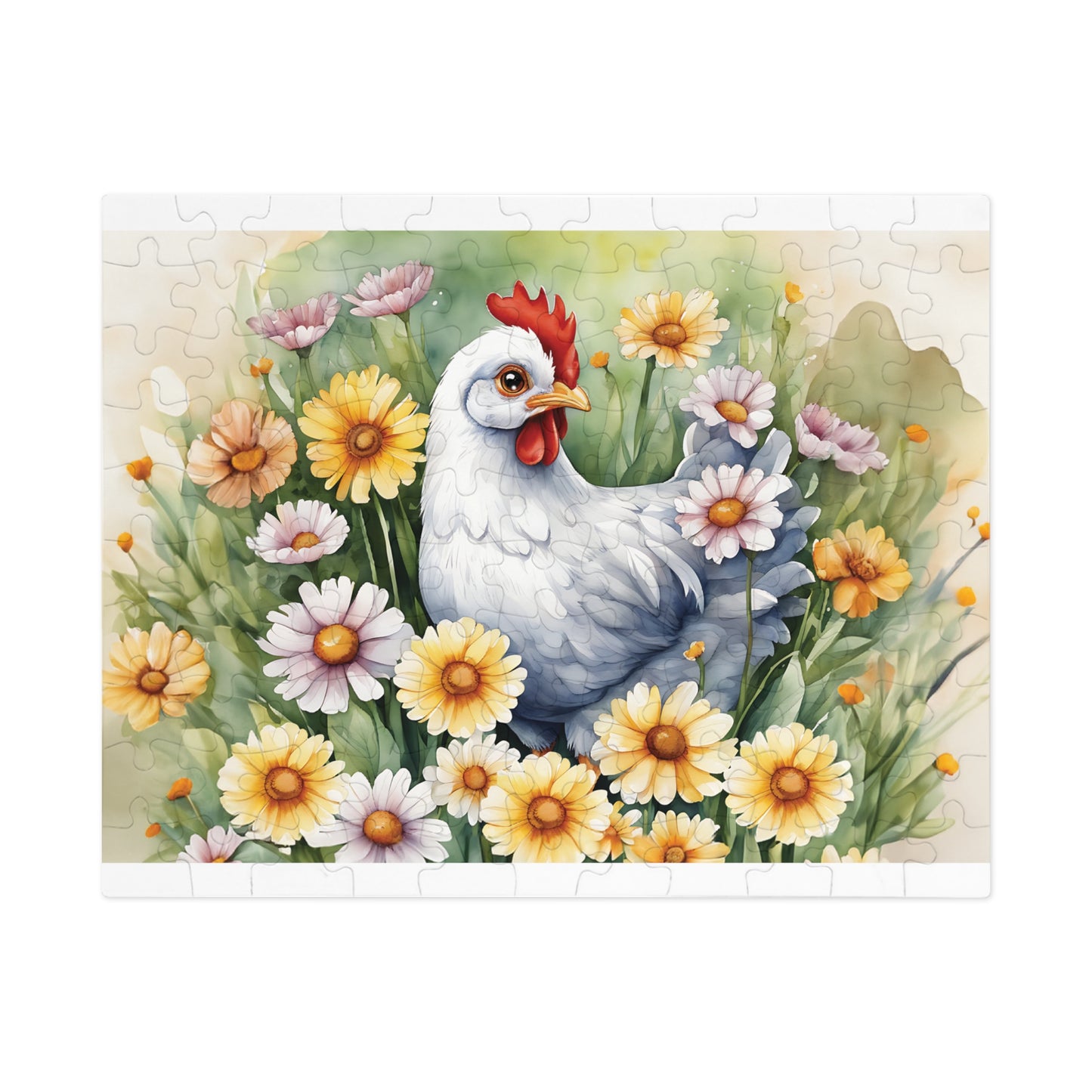 Jigsaw Puzzle, Western, Chicken, Personalised/Non-Personalised (30, 110, 252, 500,1000-Piece)