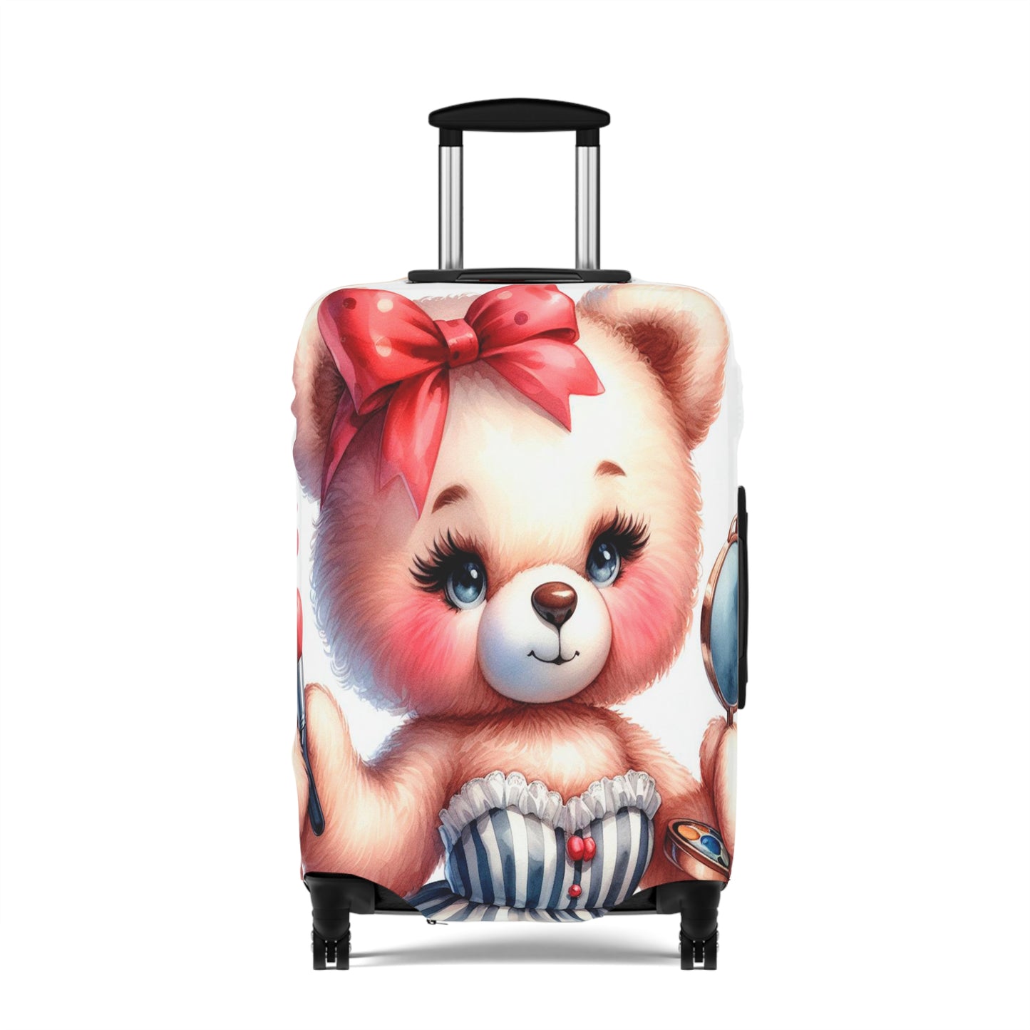 Luggage Cover, Rockabilly, Teddy Bear, awd-3032