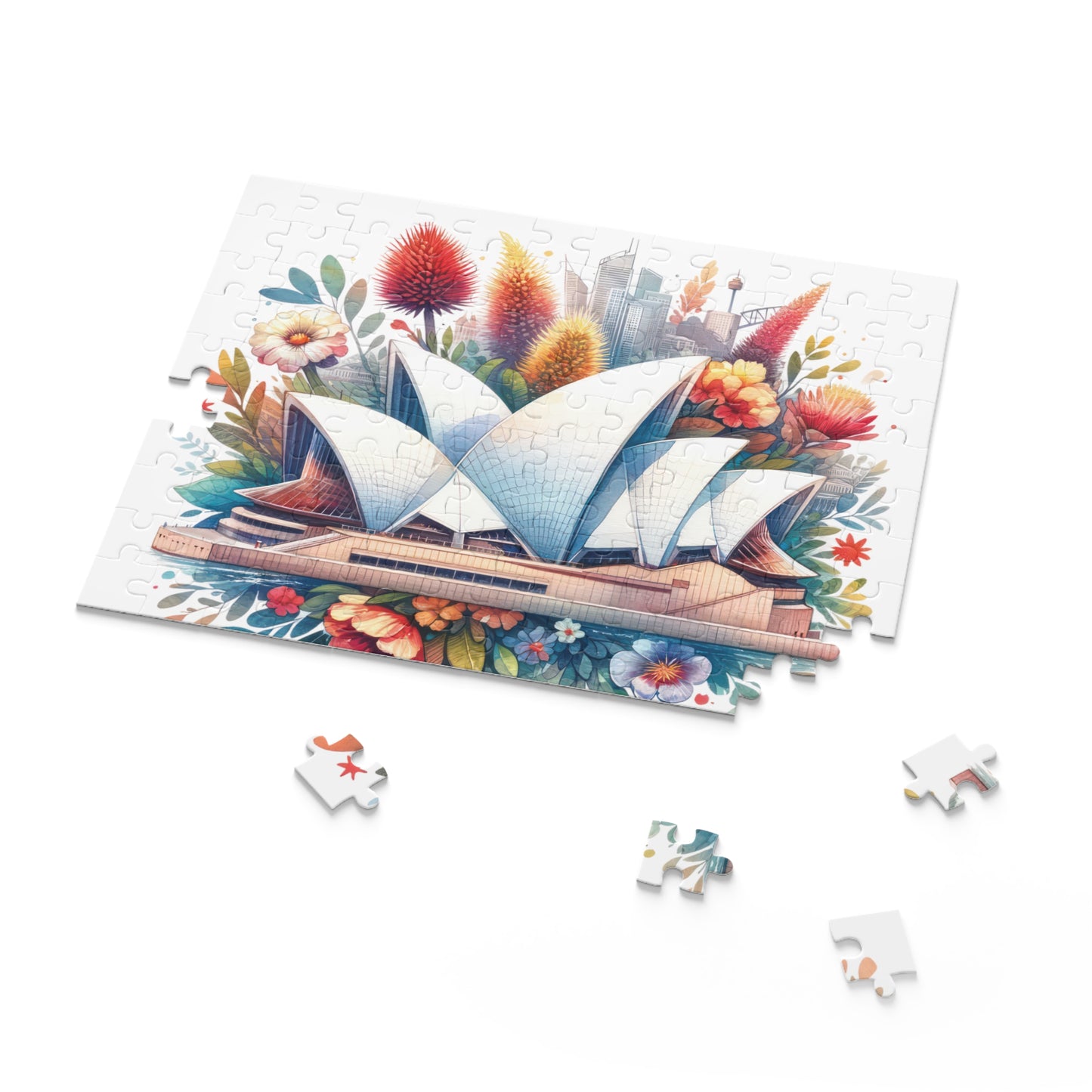 Personalised/Non-Personalised Puzzle, Sydney Opera House (120, 252, 500-Piece)