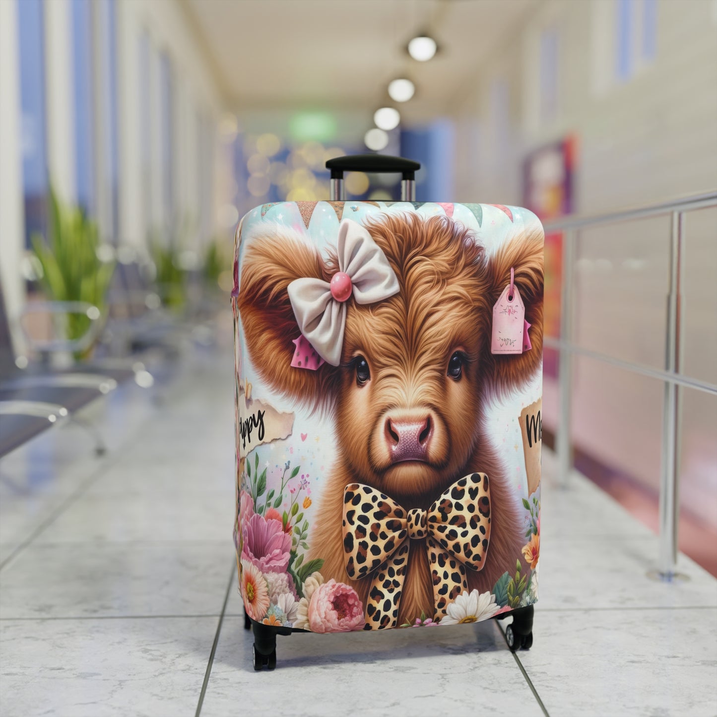 Luggage Cover, Highland Cow, awd-5012