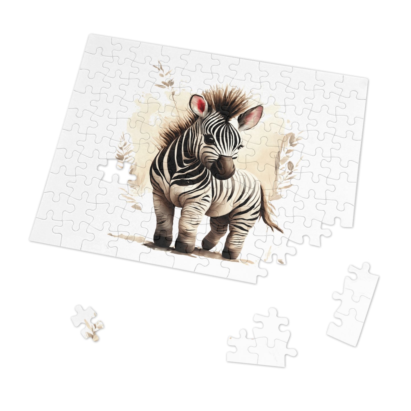 Jigsaw Puzzle, Zebra, Personalised/Non-Personalised (30, 110, 252, 500,1000-Piece)