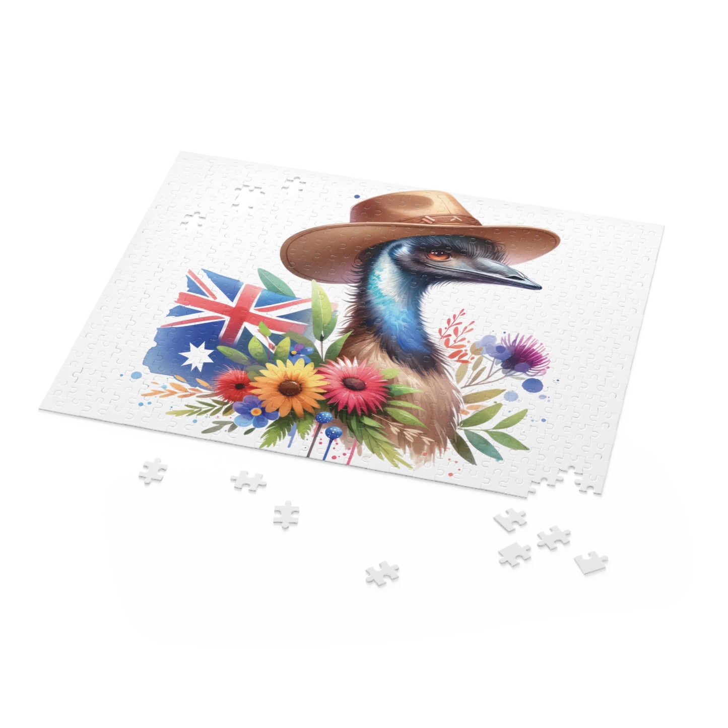 Personalised/Non-Personalised Puzzle, Emu (120, 252, 500-Piece)