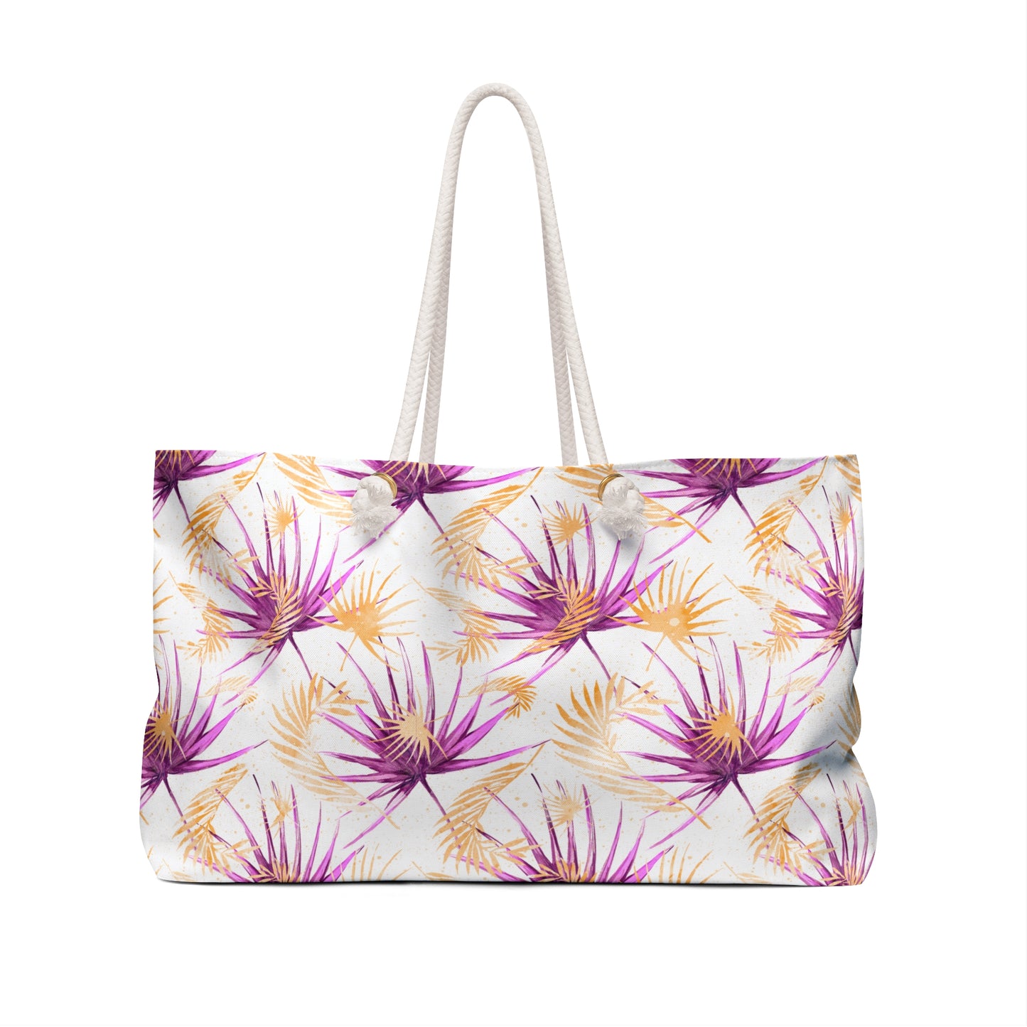 Weekender Bag, Summer Floral, Large Weekender Bag, Beach Bag, Book Bag