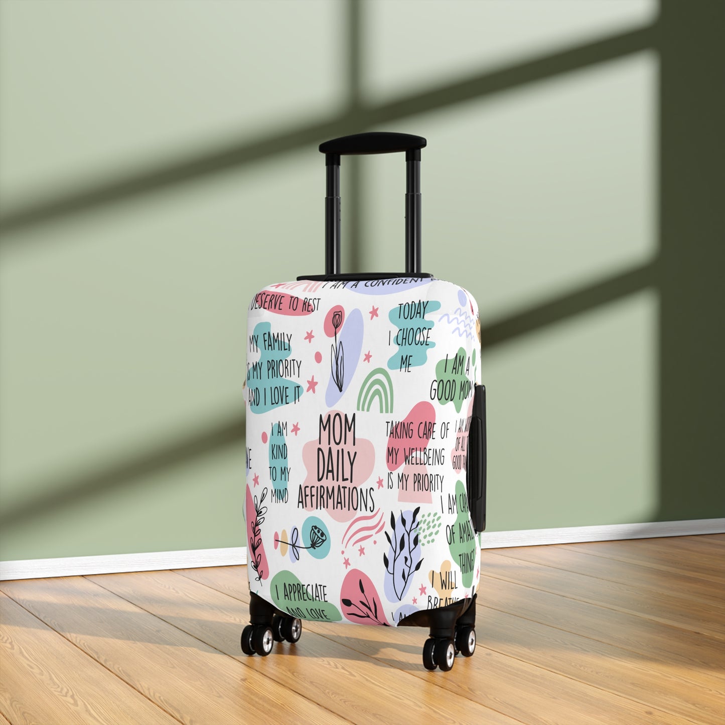 Luggage Cover, Mom Daily Affirmations, awd-1352