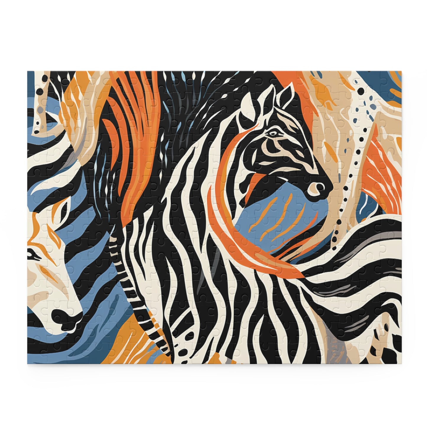 Personalised/Non-Personalised Puzzle, Zebra (120, 252, 500-Piece)