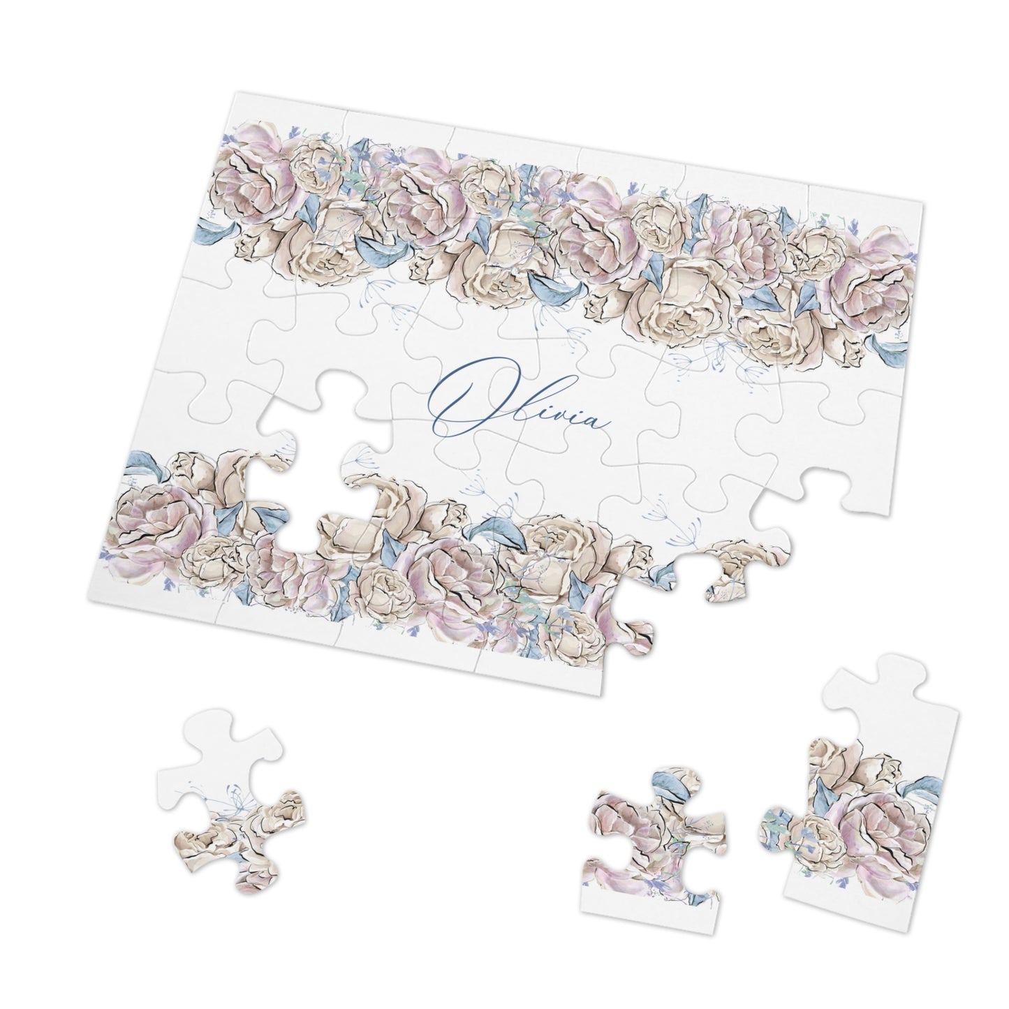 Jigsaw Puzzle, Romance Floral (30, 110, 252, 500,1000-Piece)