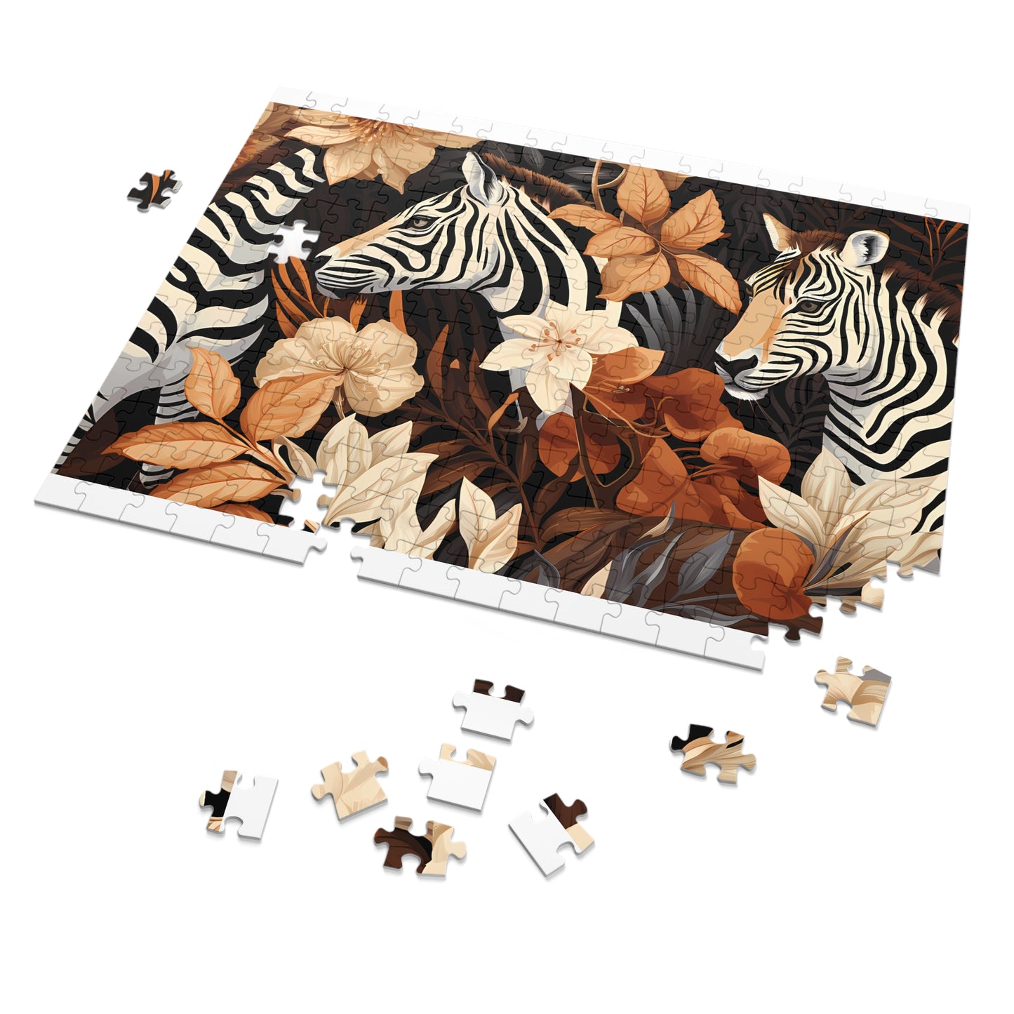 Jigsaw Puzzle, Zebra, Personalised/Non-Personalised (30, 110, 252, 500,1000-Piece)