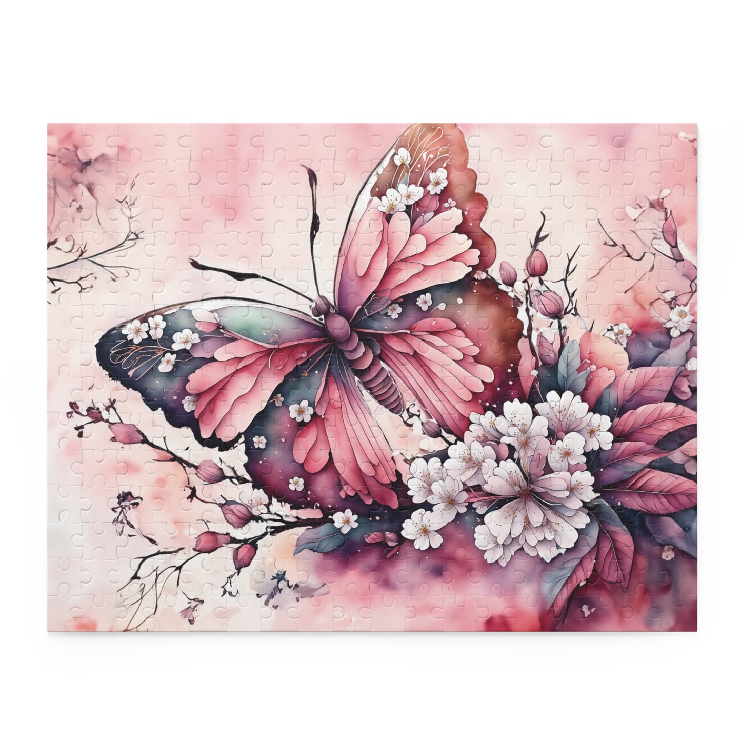 Personalised/Non-Personalised Puzzle, Butterfly Dreams (120, 252, 500-Piece)