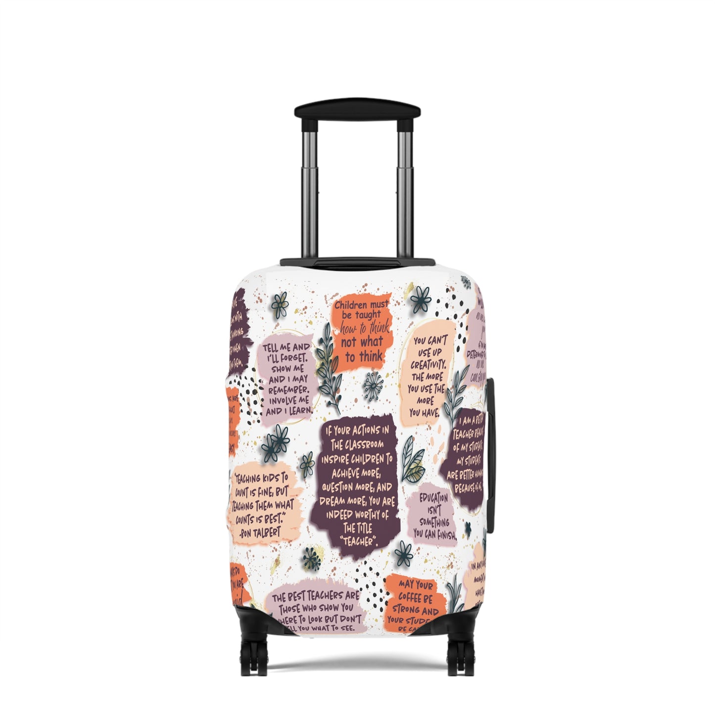 Luggage Cover, Teacher, Affirmations, awd-1439