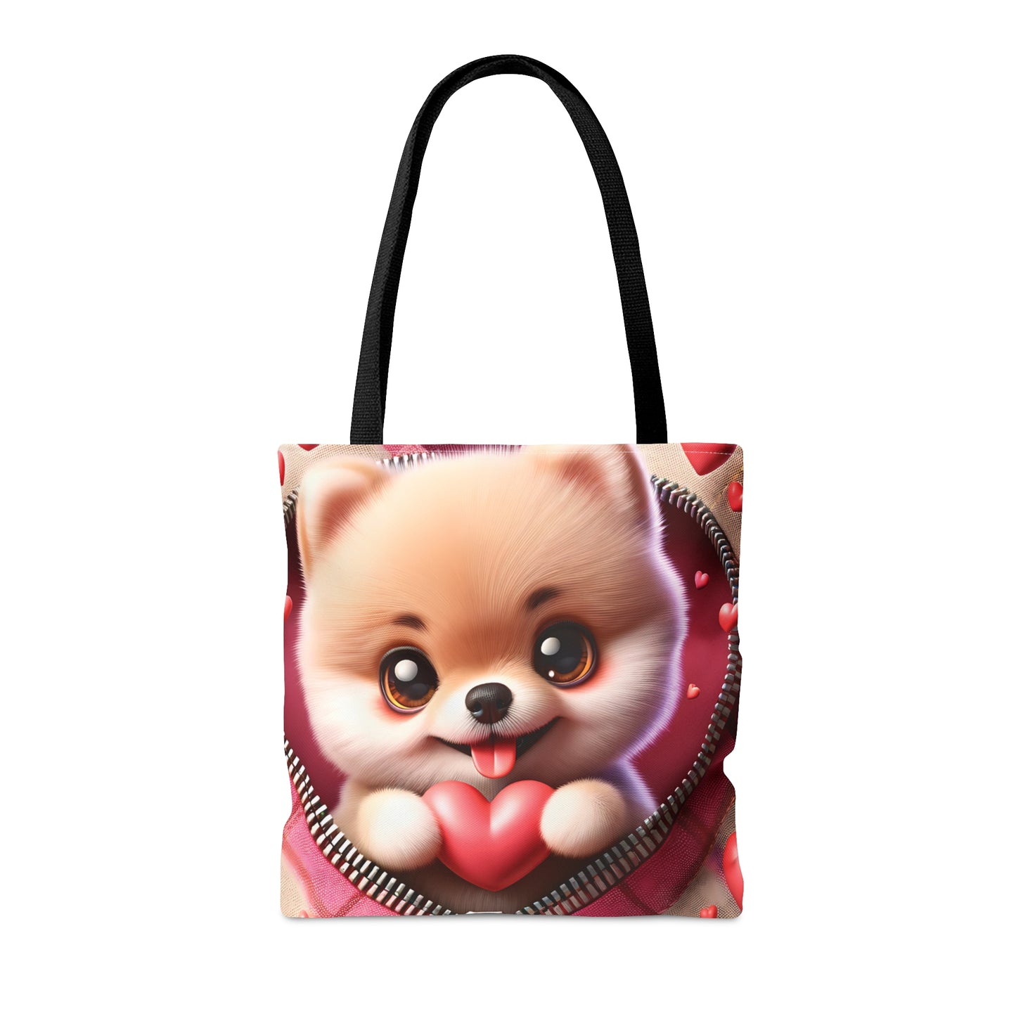 Tote Bag, Cute Dog, Personalised/Non-Personalised Tote bag