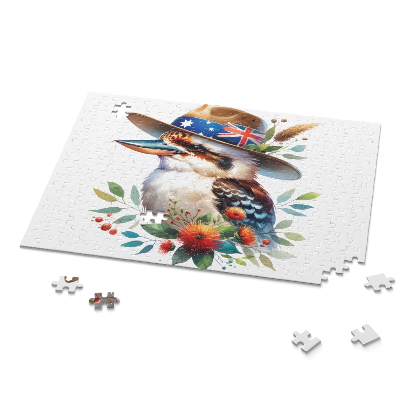 Personalised/Non-Personalised Puzzle, Kookaburra (120, 252, 500-Piece)