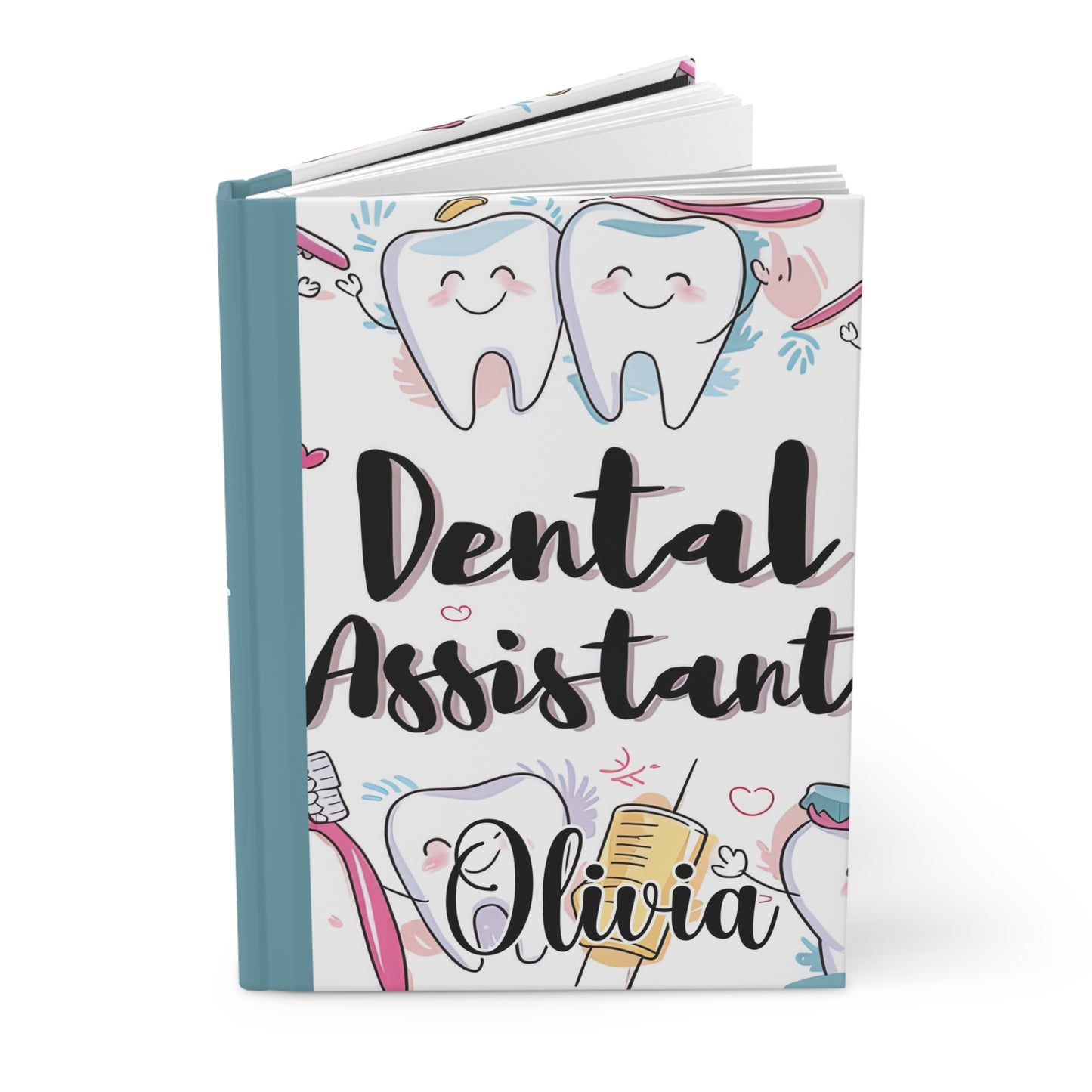 Personalised Hardcover Journal Matte, Dental Assistant, awd-1654