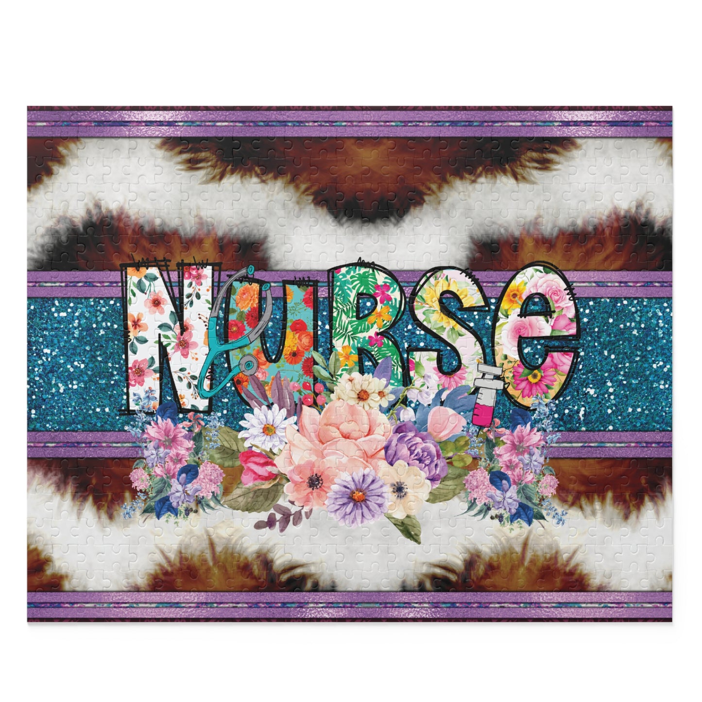 Personalised/Non-Personalised Puzzle, Nurse (120, 252, 500-Piece)