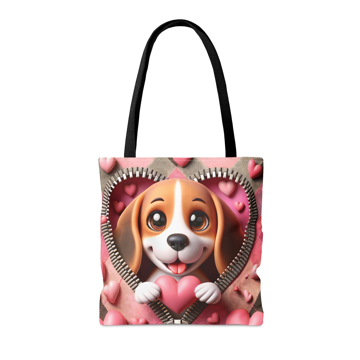 Tote Bag, Cute Dog, Personalised/Non-Personalised Tote bag