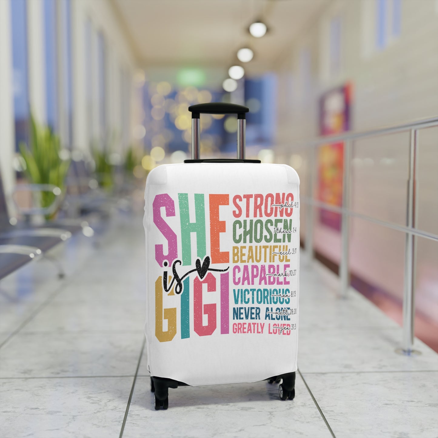 Luggage Cover, She is GiGi, awd-5019