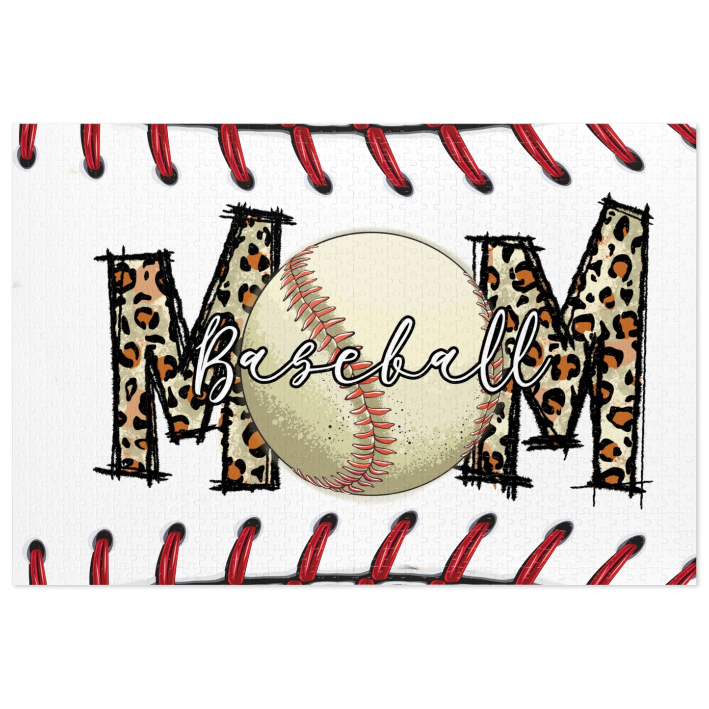 Puzzle, Baseball Mom, Personalised/Non-Personalised (30, 110, 252, 500,1000-Piece) awd-608