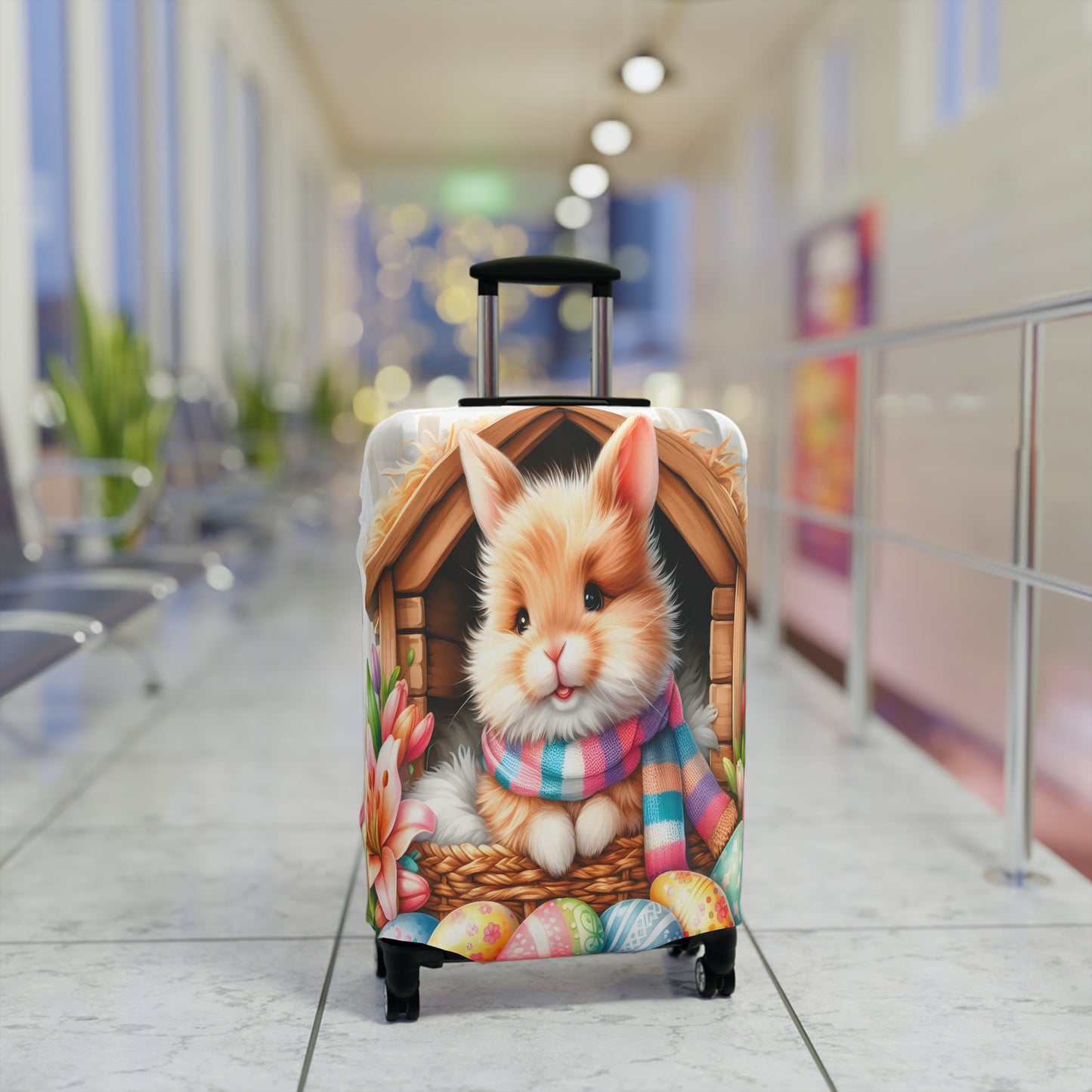 Luggage Cover, Easter, Rabbit, awd-1619