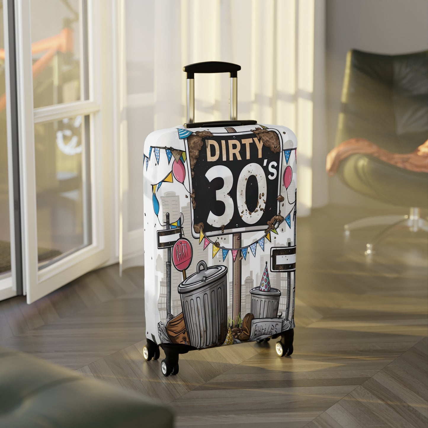 Luggage Cover, Dirty Thirty's, awd-1663