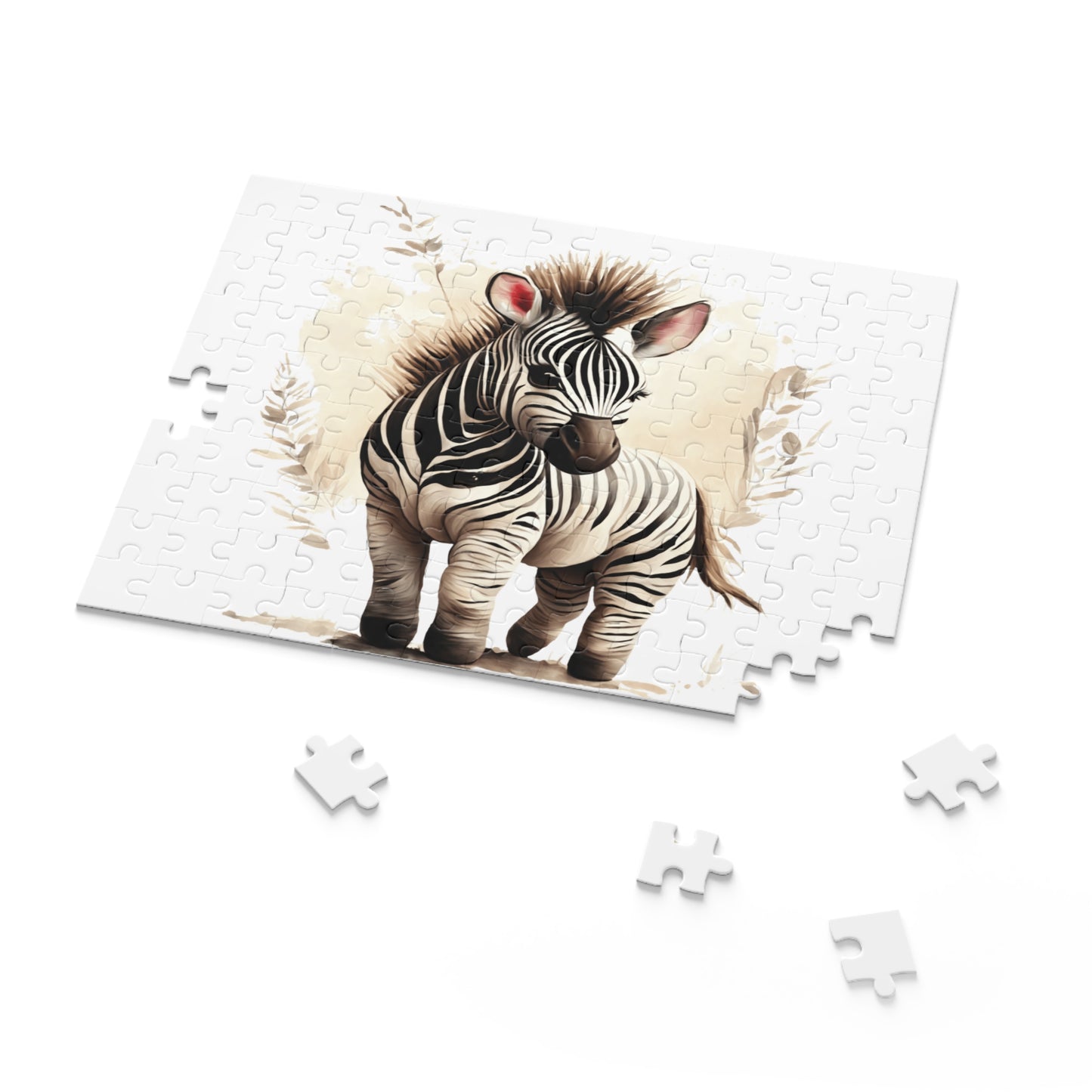 Personalised/Non-Personalised Puzzle, Zebra (120, 252, 500-Piece)