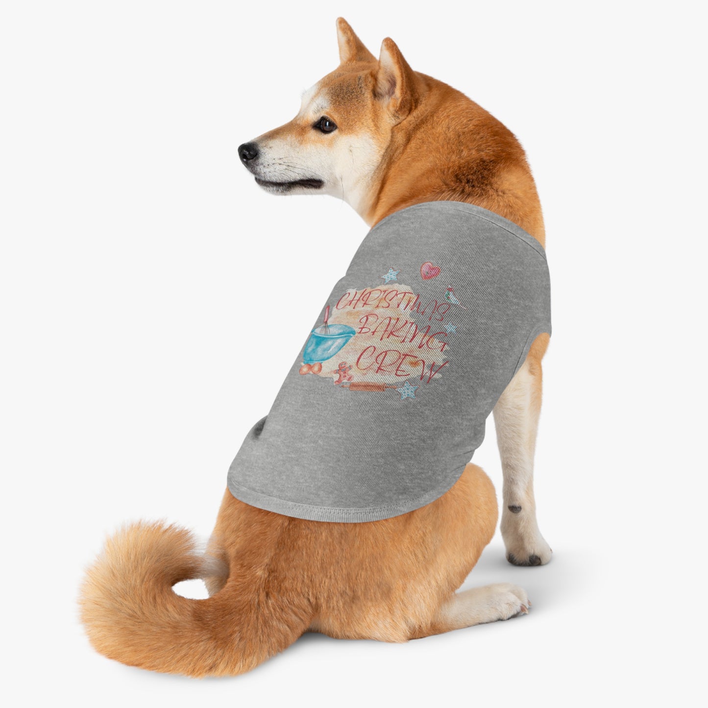 Pet Tank Top, Christmas Baking Crew, Christmas Pet Tank Top