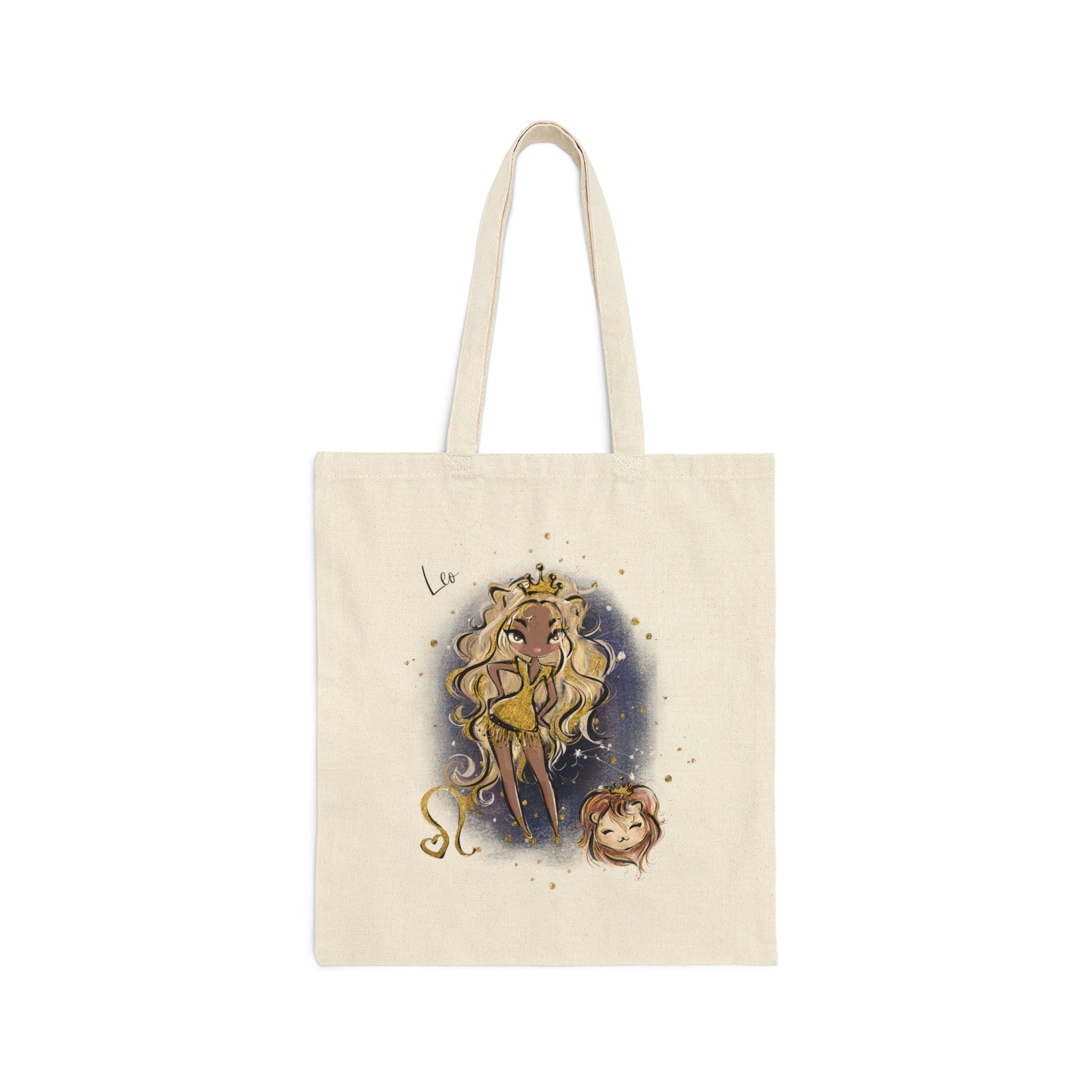 Canvas Tote Bag, Zodiac, Leo