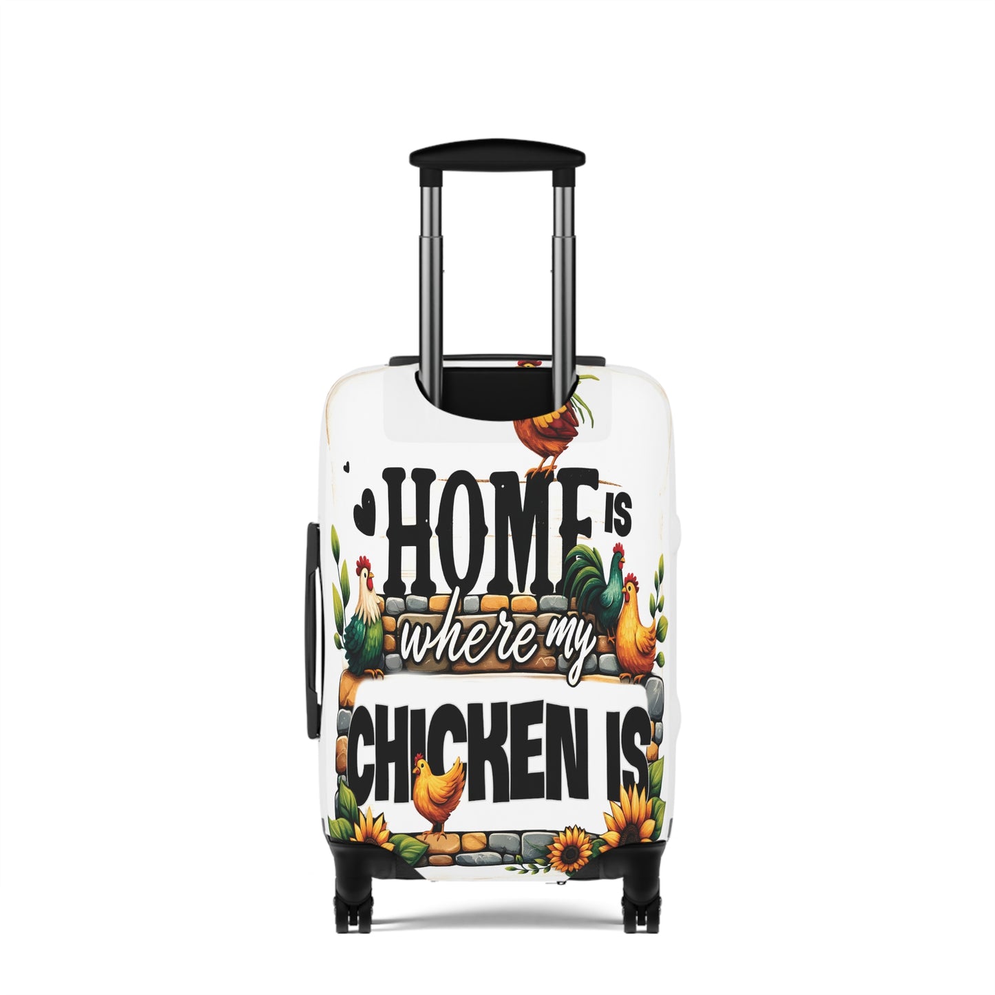 Luggage Cover, Chicken, Home is where my Chicken is, awd-1261