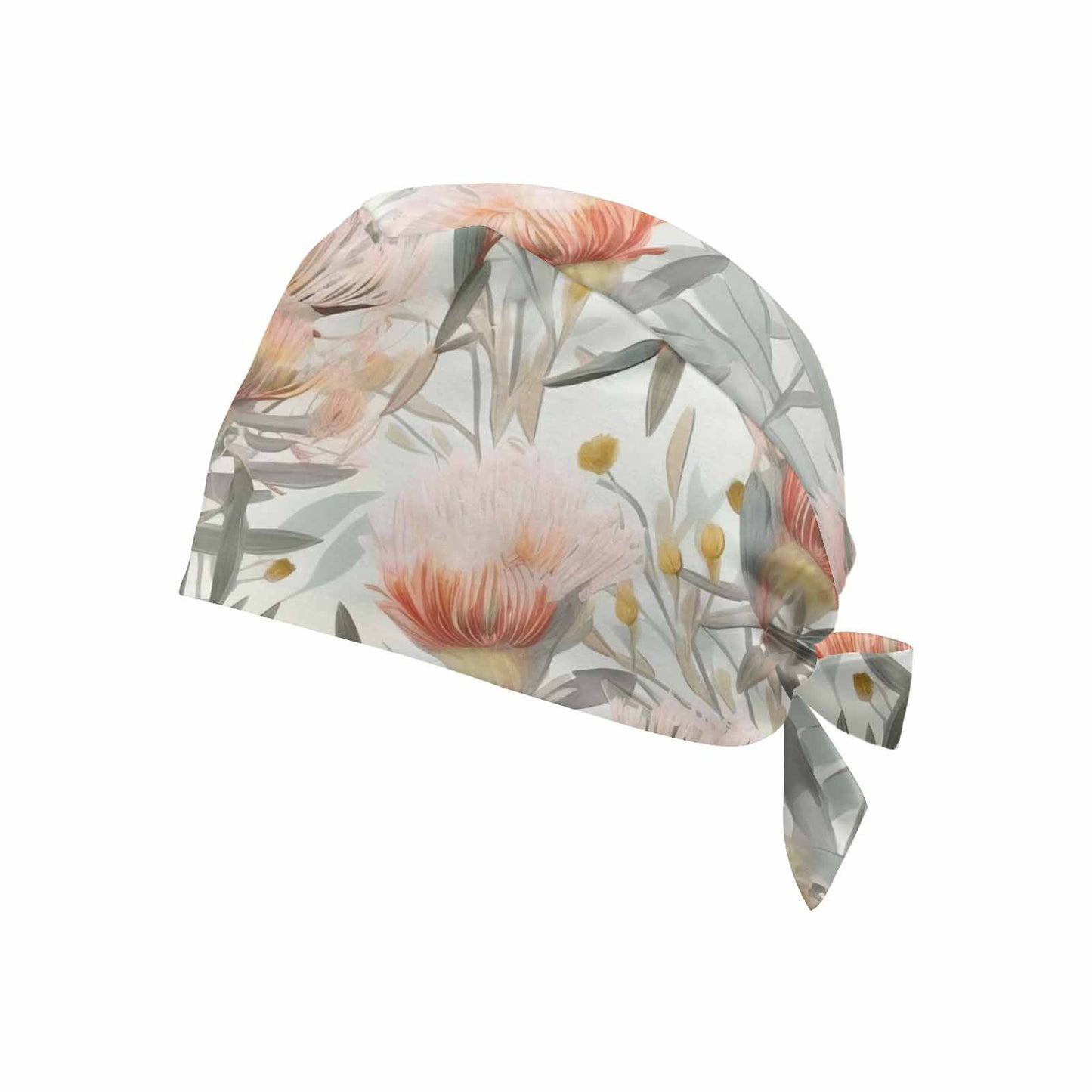 Nurse Scrub Cap Australian Floral 4  Scrub Cap