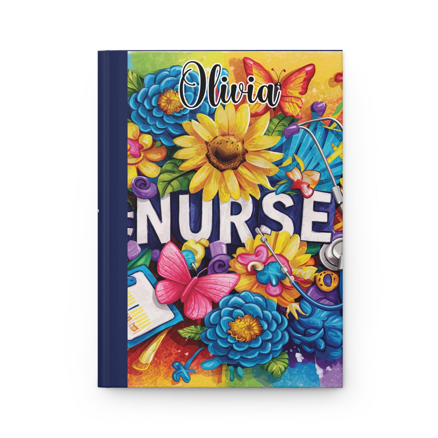 Personalised Hardcover Journal Matte, Nurse, awd-1728