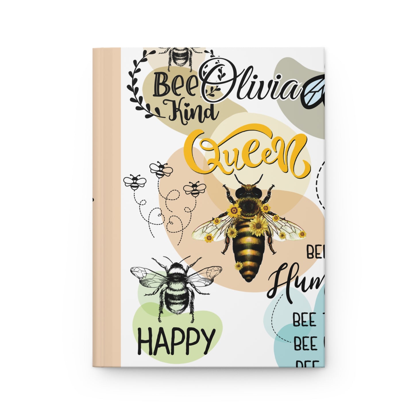 Personalised Hardcover Journal Matte, Queen Bee, awd-1460