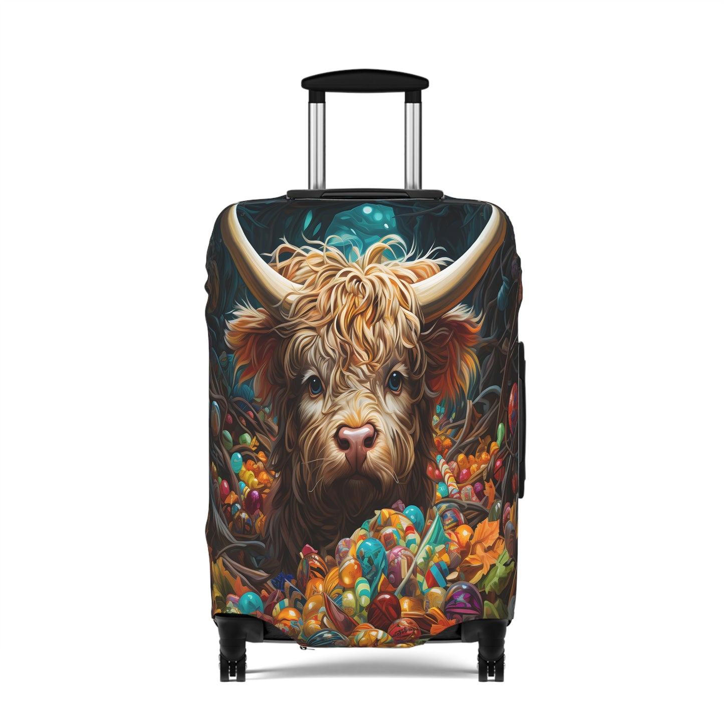 Luggage Cover, Highland Cow, awd-047