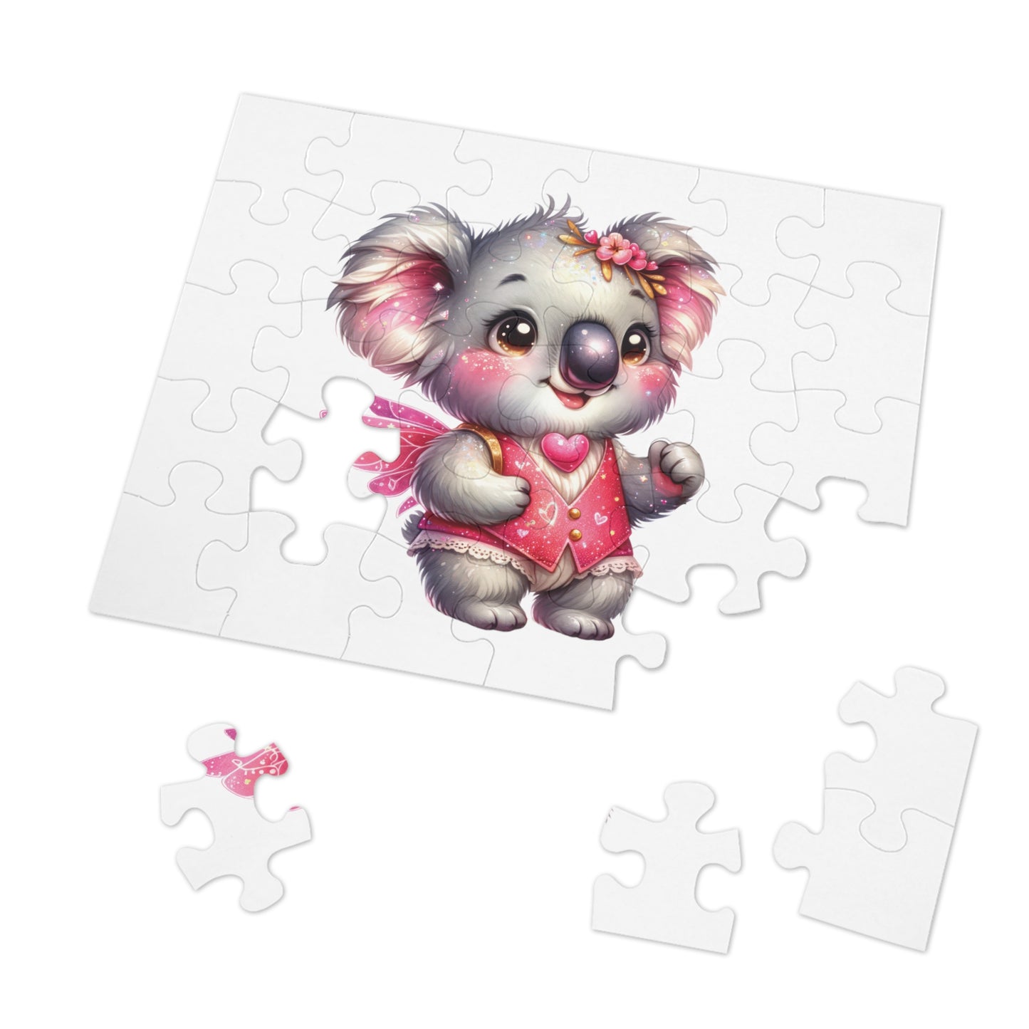 Jigsaw Puzzle in Tin, Australian Animals, Koala, Fairy, Personalised/Non-Personalised, awd-1326 (30, 110, 252, 500,1000-Piece)