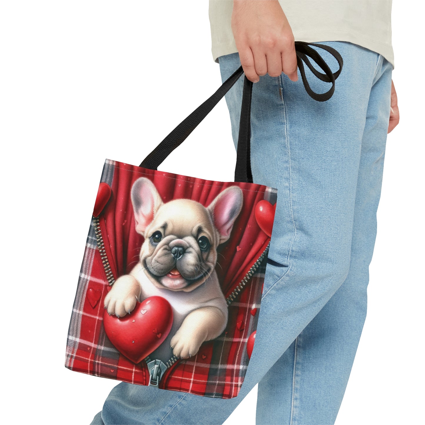 Tote Bag, Cute Dog, Personalised/Non-Personalised Tote bag