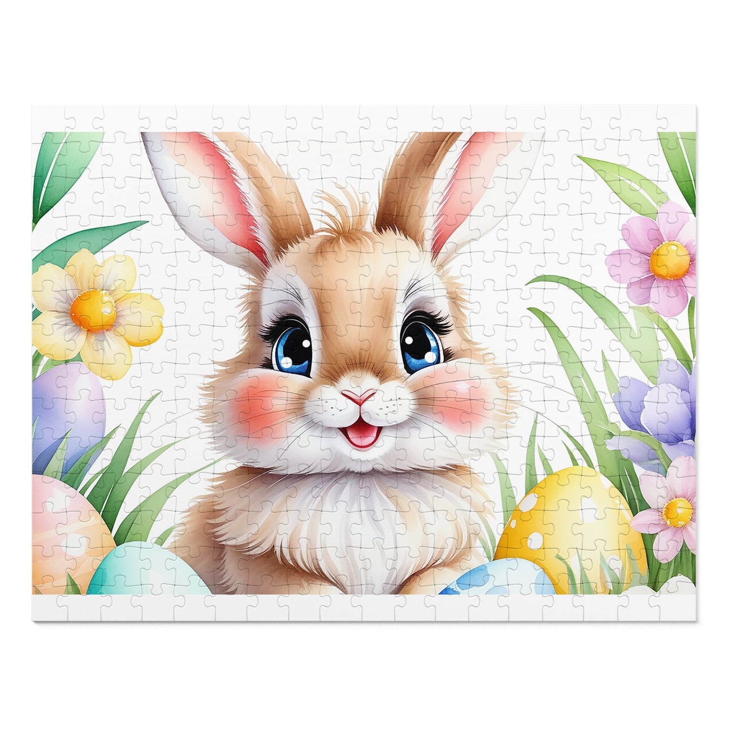 Puzzle, Easter, Rabbit, Personalised/Non-Personalised (30, 110, 252, 500,1000-Piece) awd-650