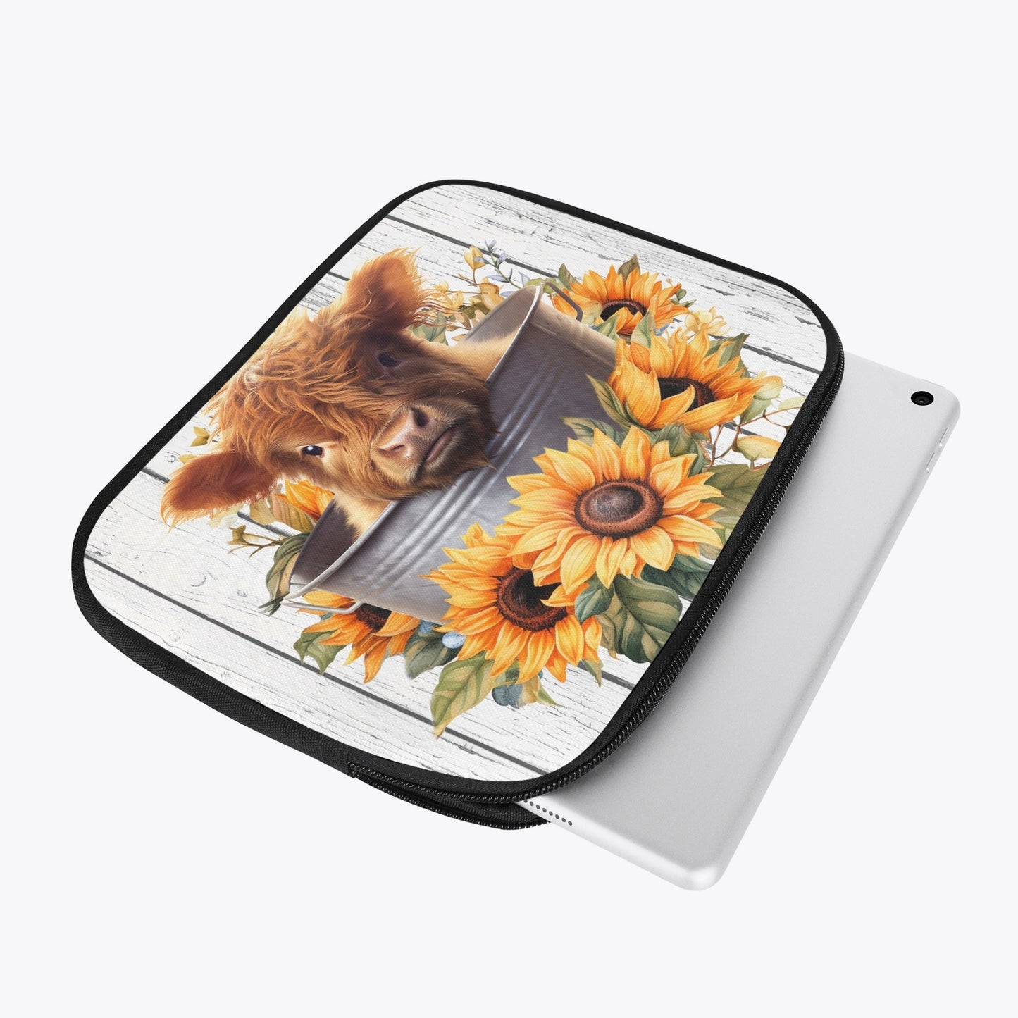 Tablet Sleeve - Highland Cow