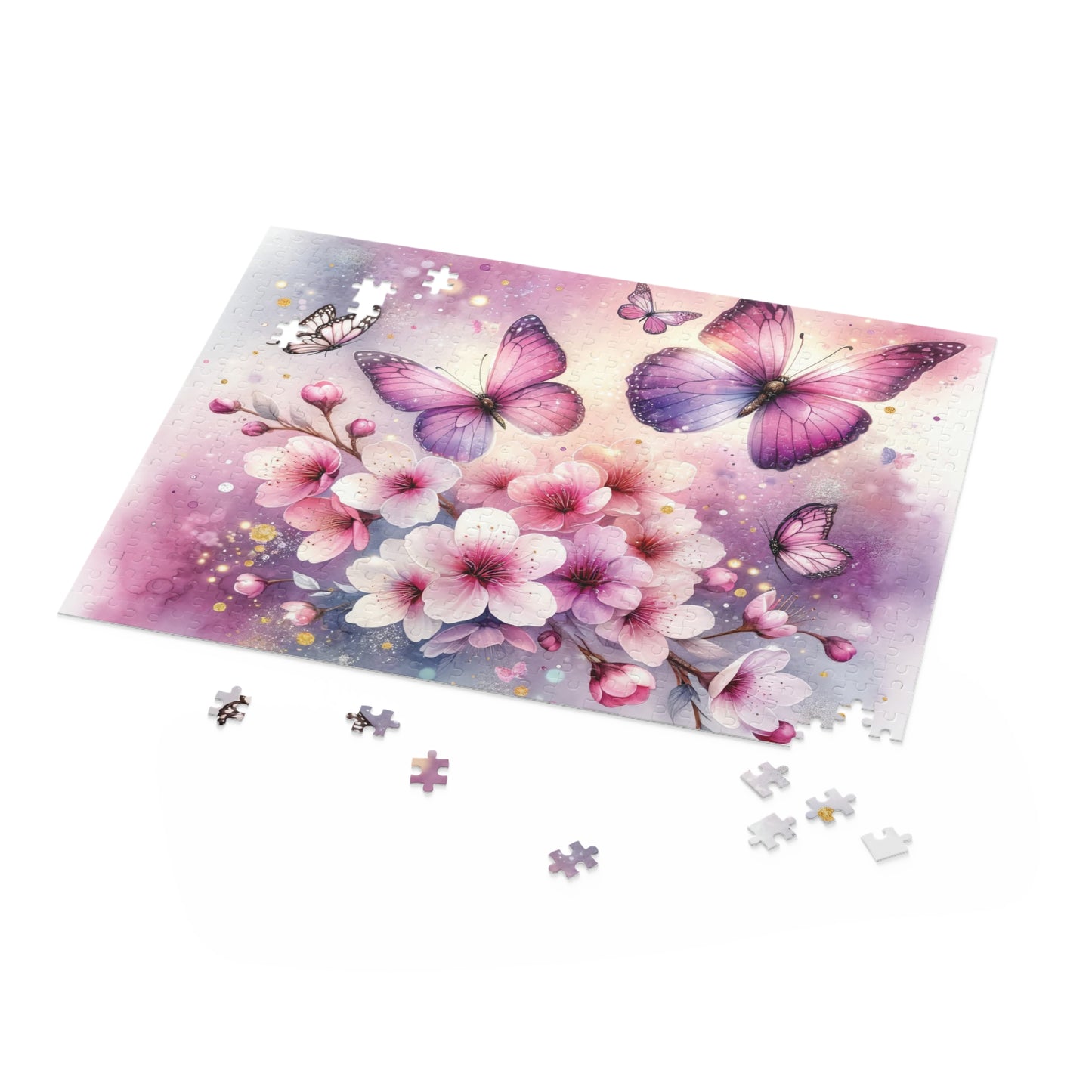 Personalised/Non-Personalised Puzzle, Butterfly Dreams (120, 252, 500-Piece)