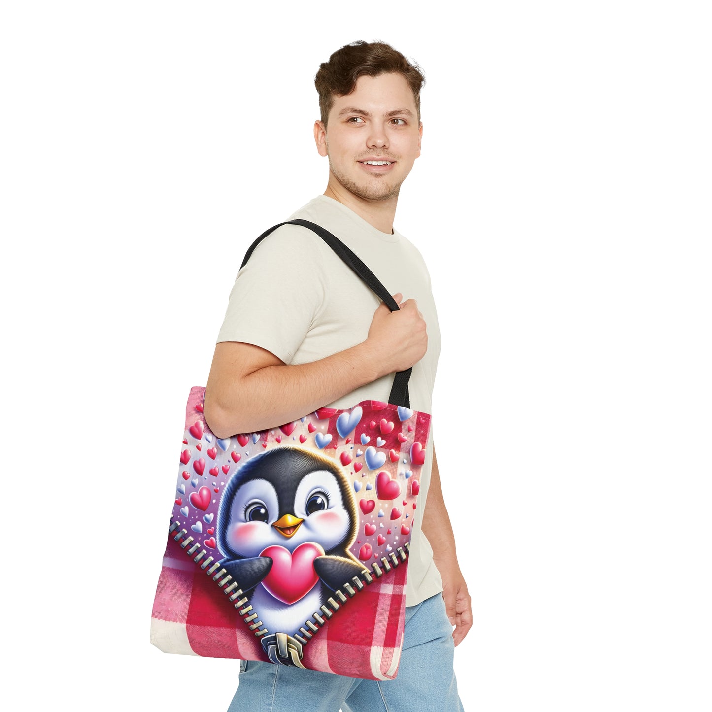 Tote Bag, Penguin, Personalised/Non-Personalised Tote bag