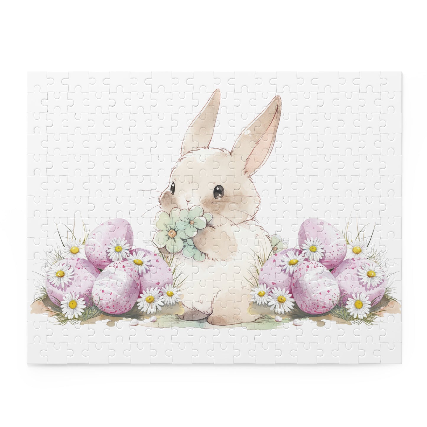 Personalised/Non-Personalised Puzzle, Easter Bunny (120, 252, 500-Piece)