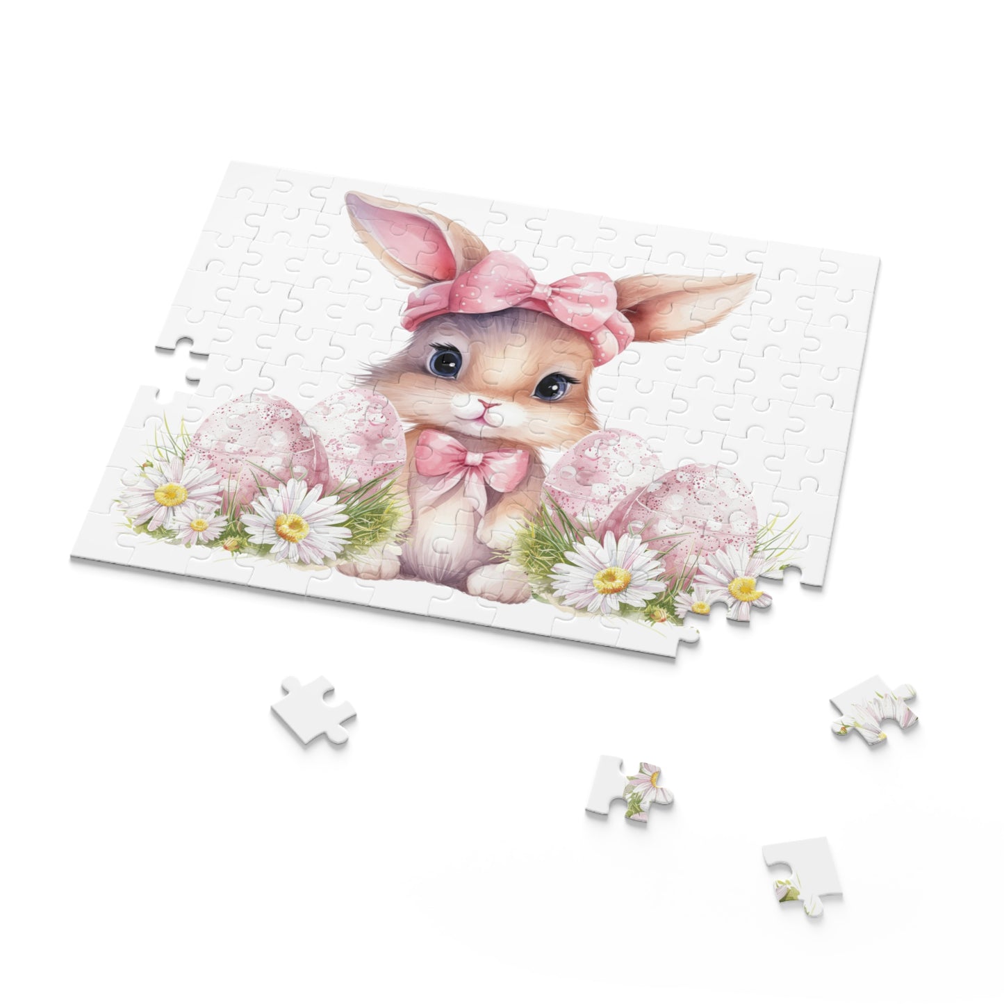 Personalised/Non-Personalised Puzzle, Easter Bunny (120, 252, 500-Piece)