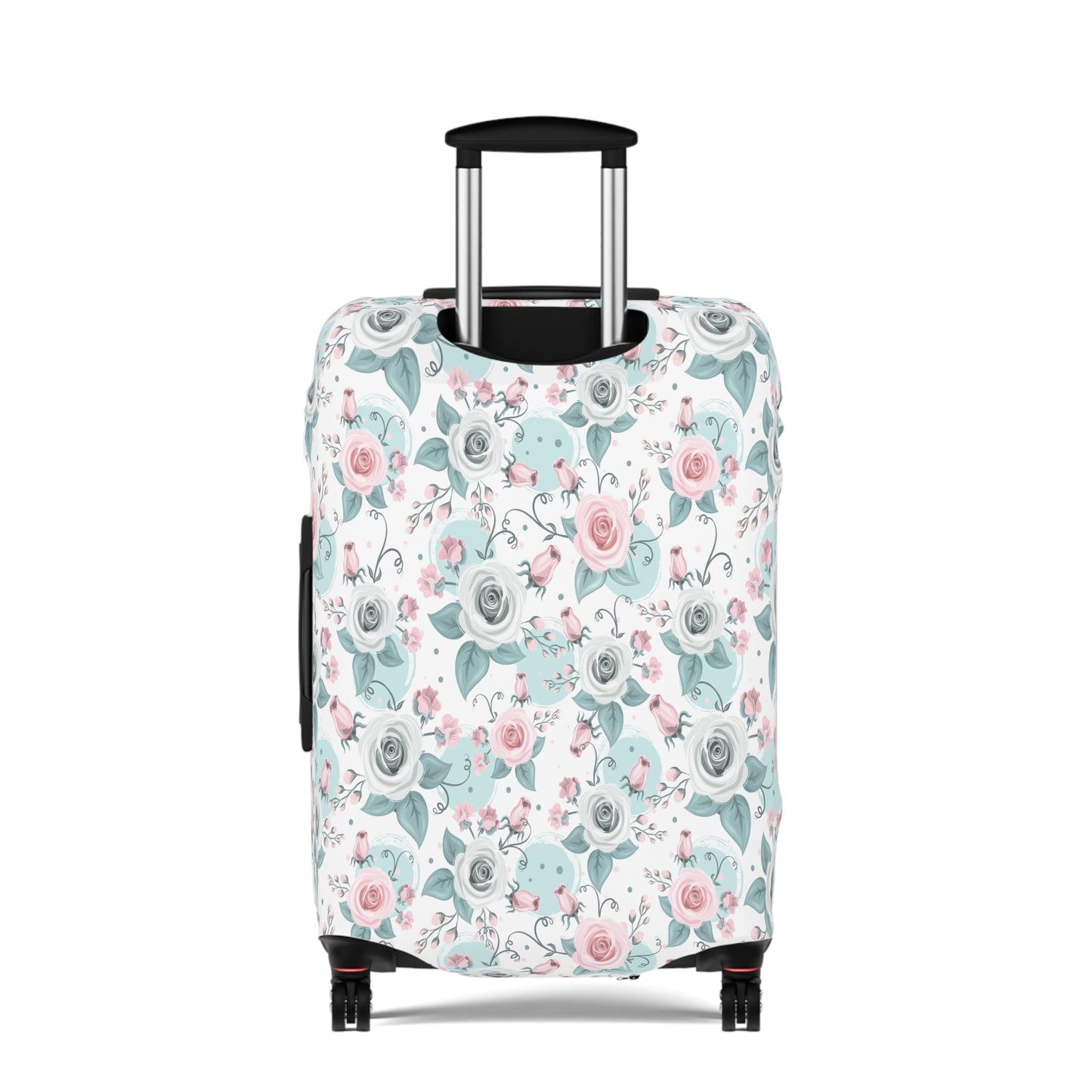 Luggage Cover, Green and Pink Floral, awd-1770