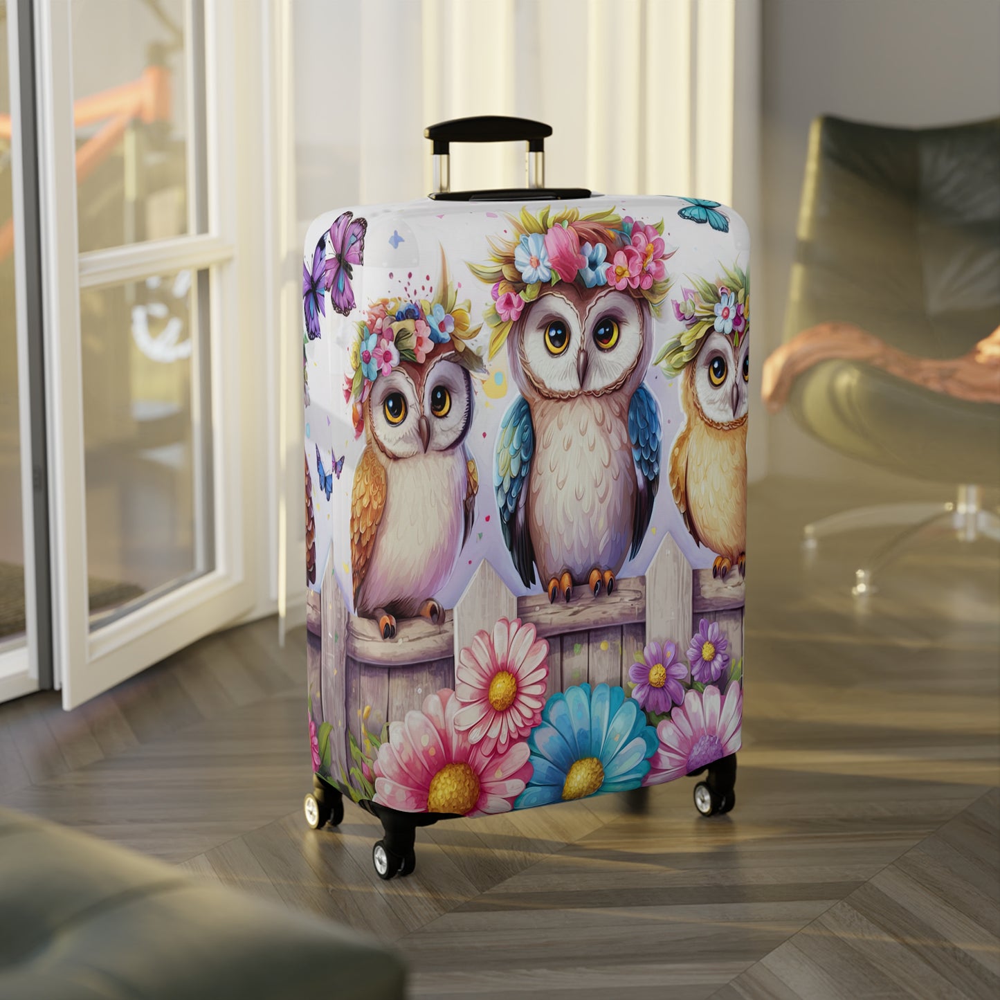 Luggage Cover, Owls, awd-1765