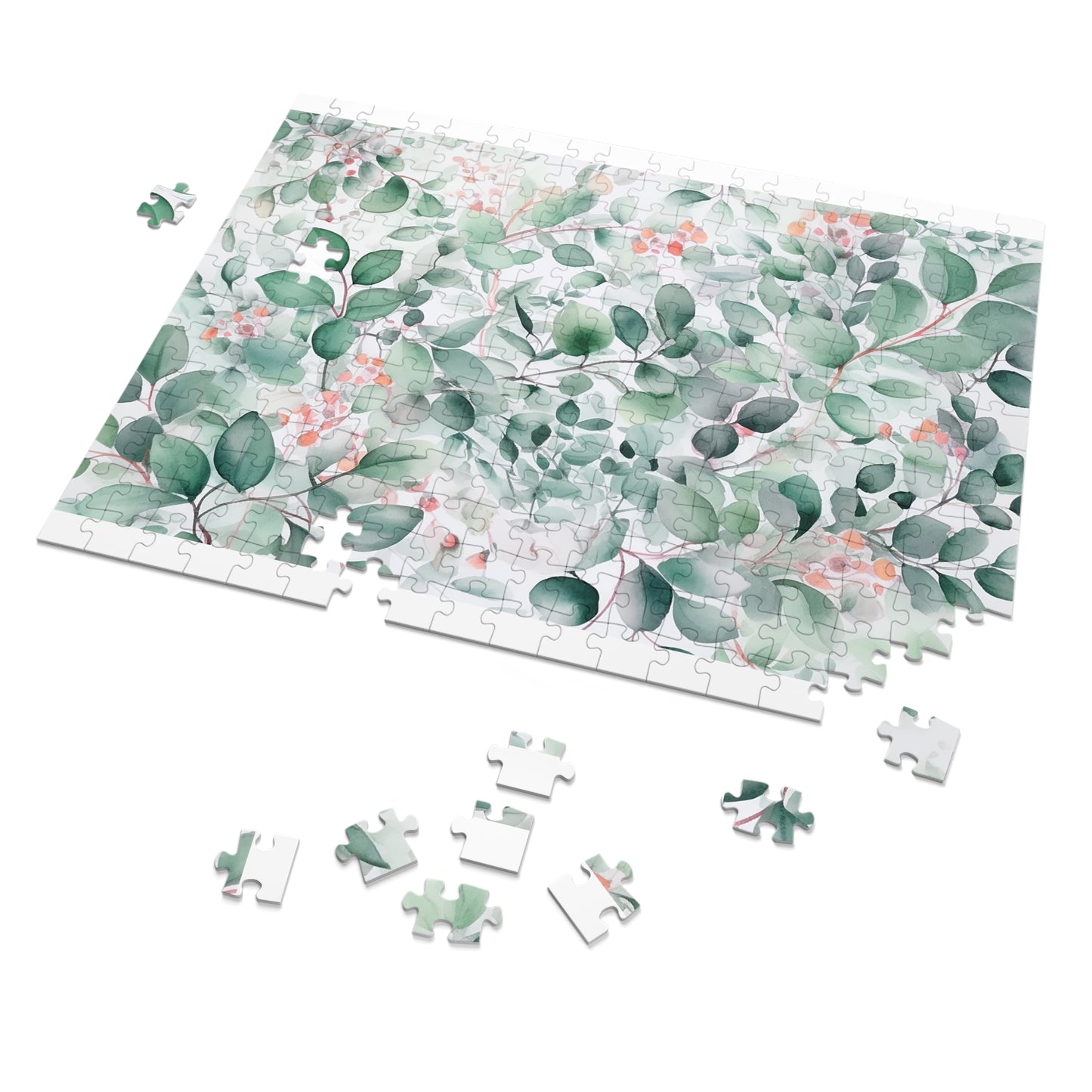 Jigsaw Puzzle, Eucalyptus Leaves, Personalised/Non-Personalised (30, 110, 252, 500,1000-Piece)