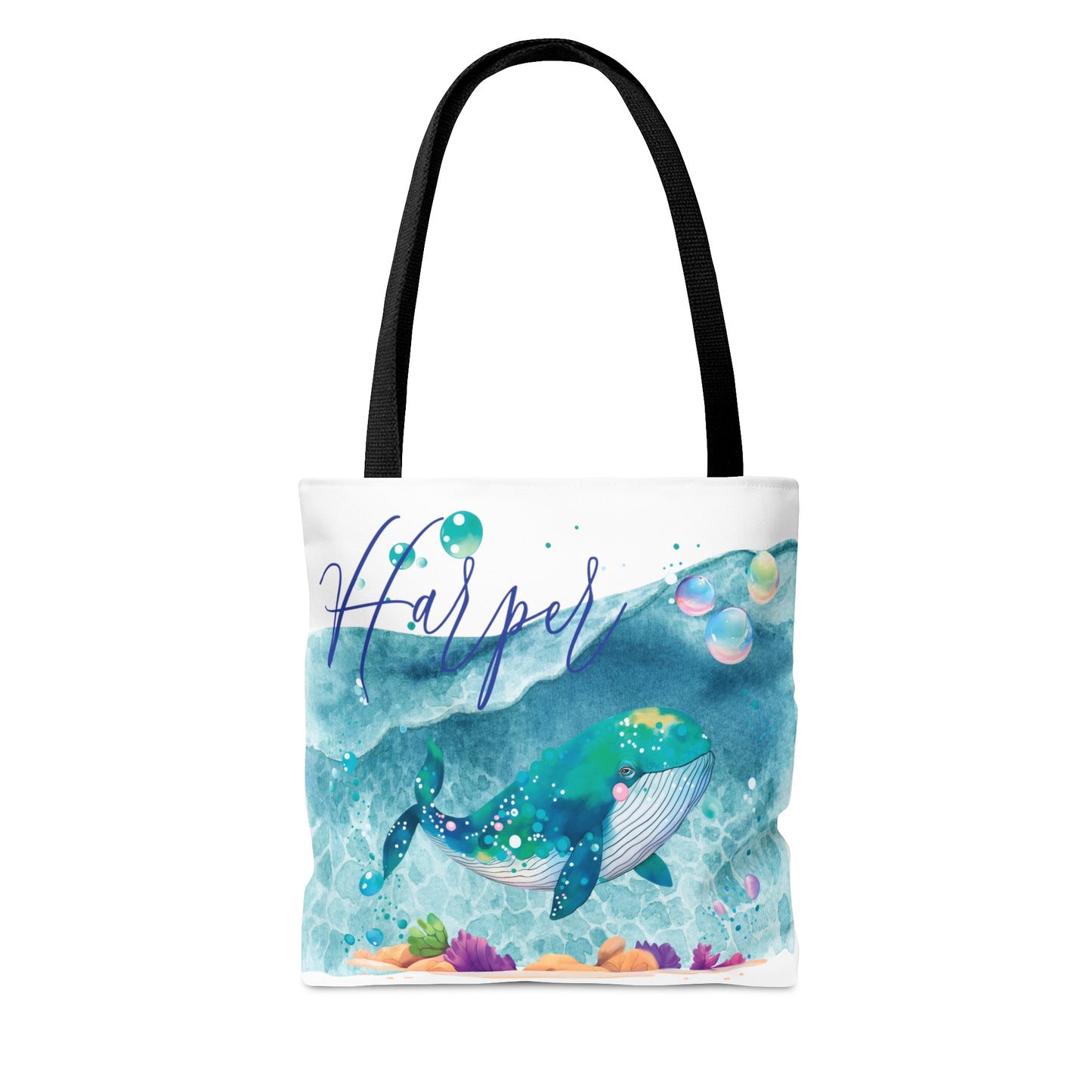 Personalised Tote Bag, Whale bag, Beach Tote Bag, Personalised/Non-Personalised