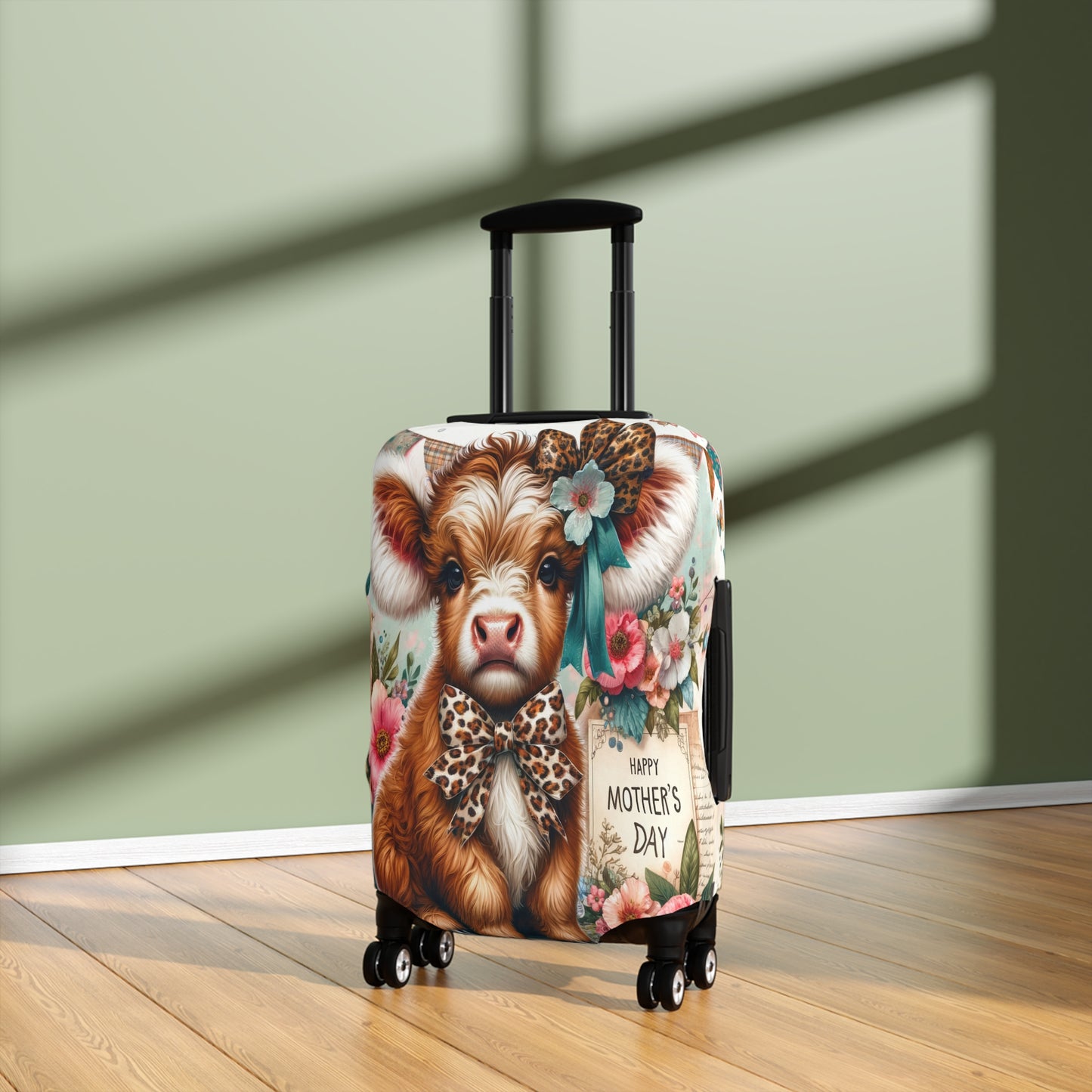 Luggage Cover, Highland Cow, awd-5013