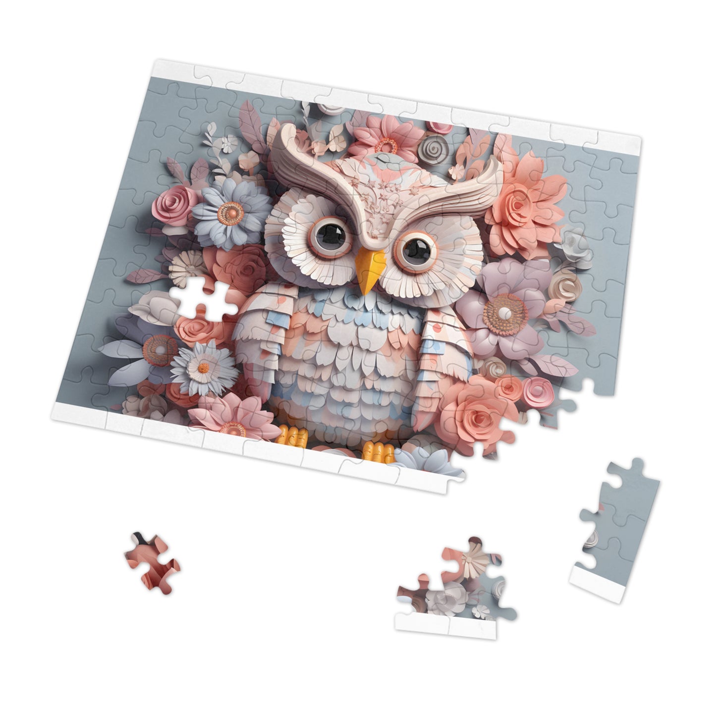 Jigsaw Puzzle, Owl, Personalised/Non-Personalised (30, 110, 252, 500,1000-Piece)