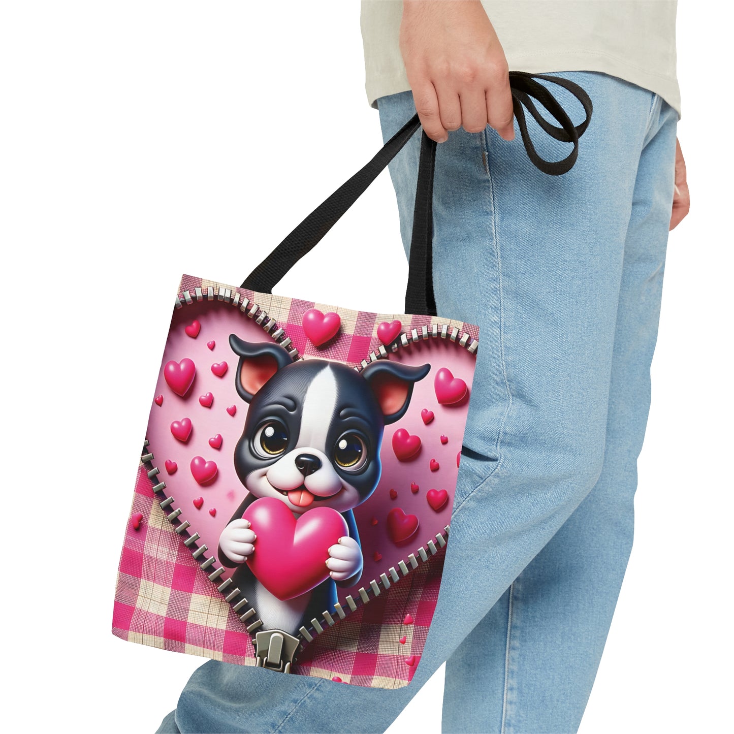 Tote Bag, Cute Dog, Personalised/Non-Personalised Tote bag