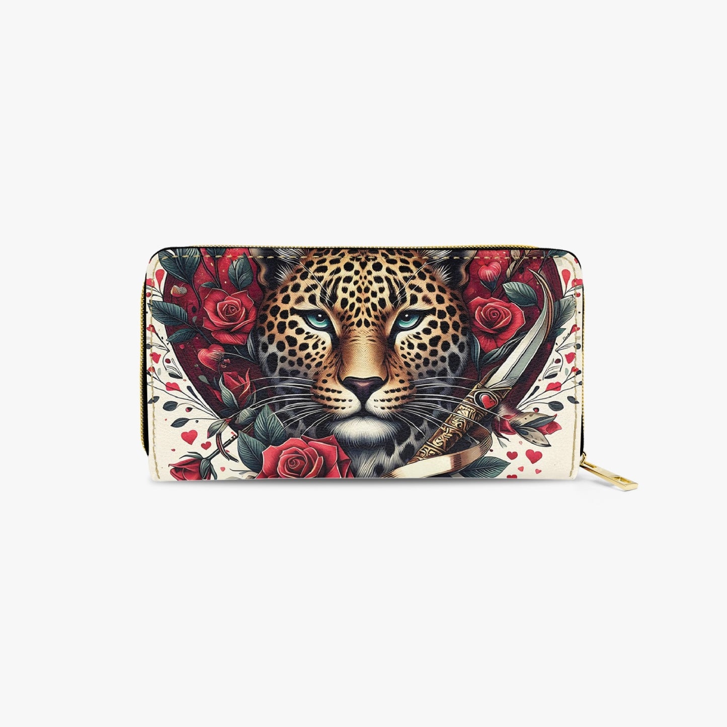 Long Type Zipper Purse - Cheetah