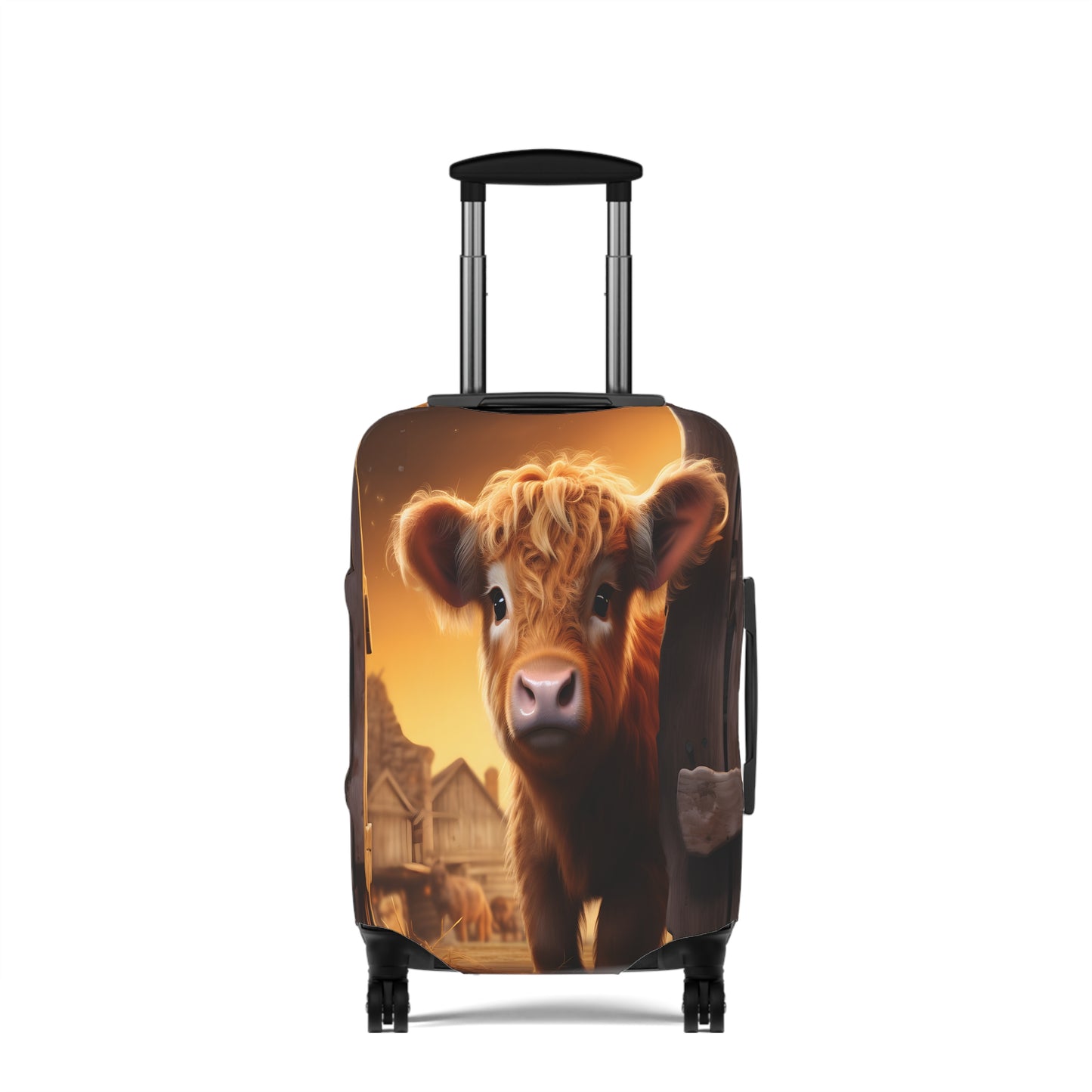 Luggage Cover, Highland Cow, awd-045