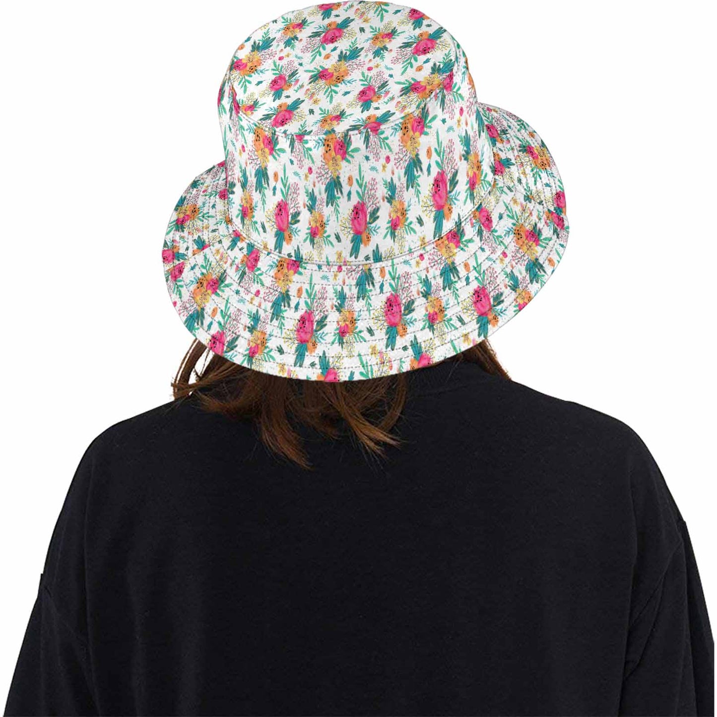 Australian Floral  Unisex Summer Single-Layer Bucket Hat